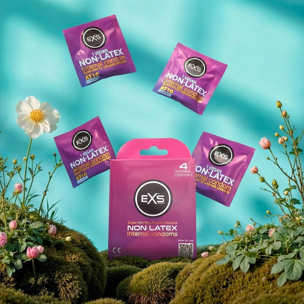 EXS Internal non-latex condom lace straps (4pcs)