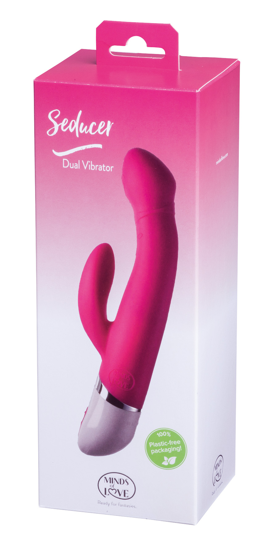 MINDS of LOVE Seducer Dual Vibrator pink