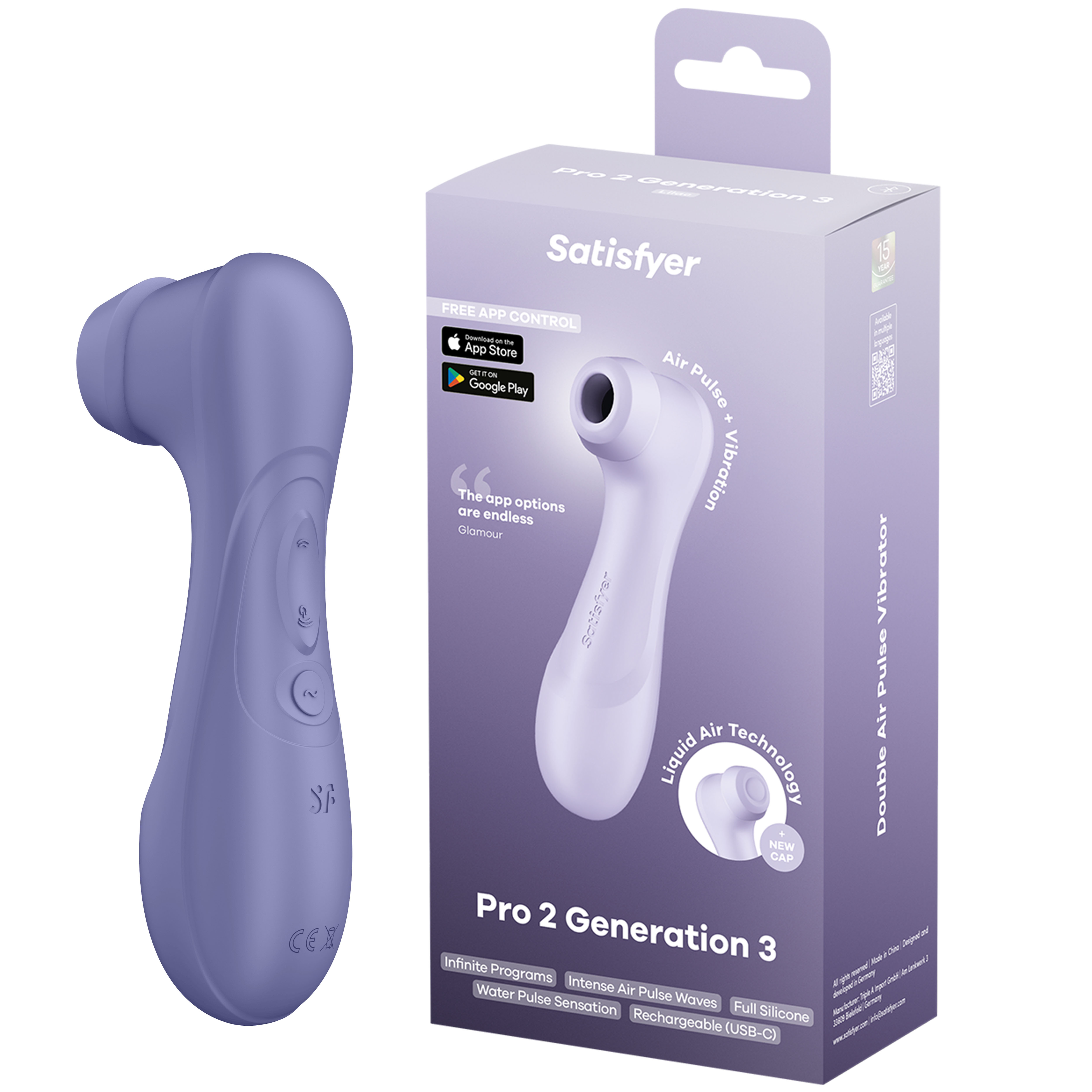 SATISFYER Pro 2 Generation 3 lilac+
