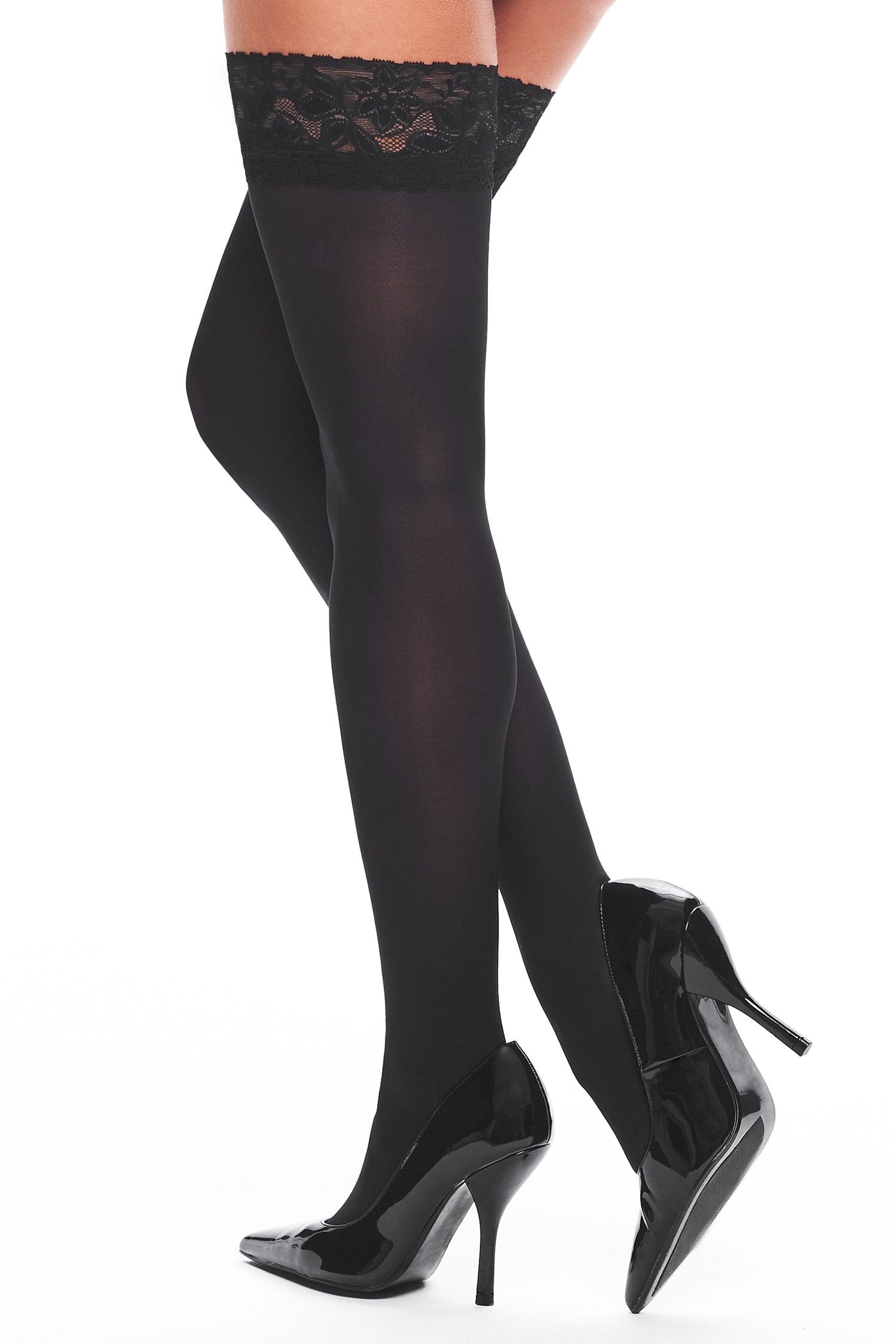 KOTEK Halterlose Strümpfe H026 schwarz L/XL KOTEK Halterlose Strümpfe H026 schwarz L/XL