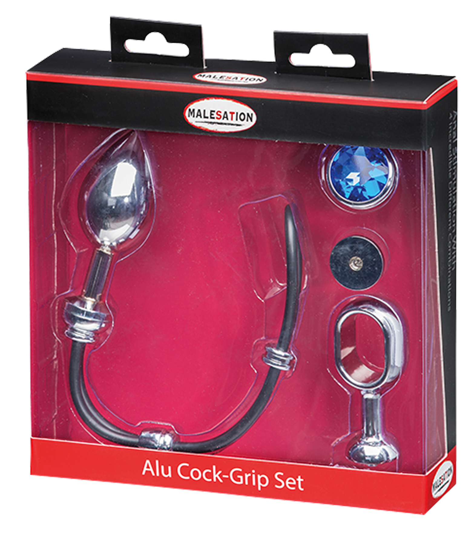 MALESATION Alu-Cock-Grip Set groß, chrom