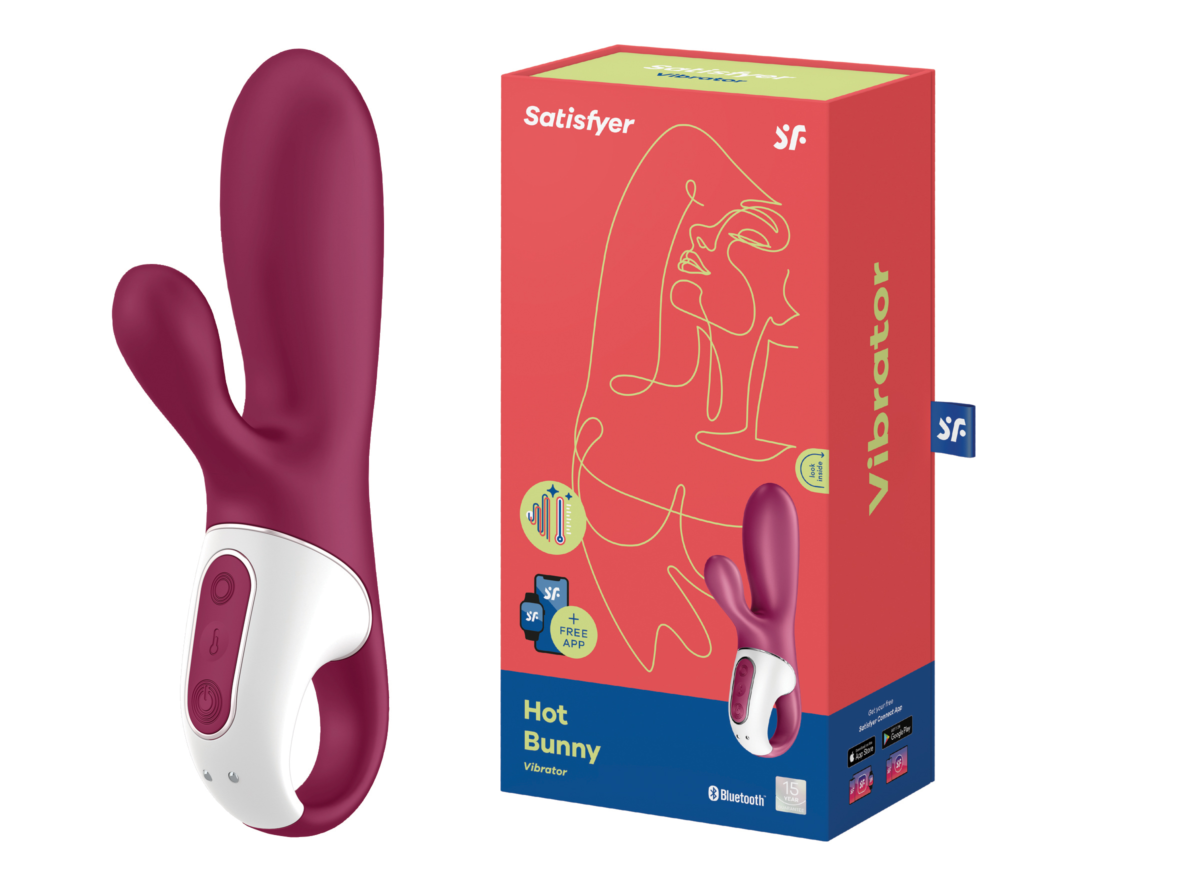 SATISFYER Hot Bunny Vibrator violet