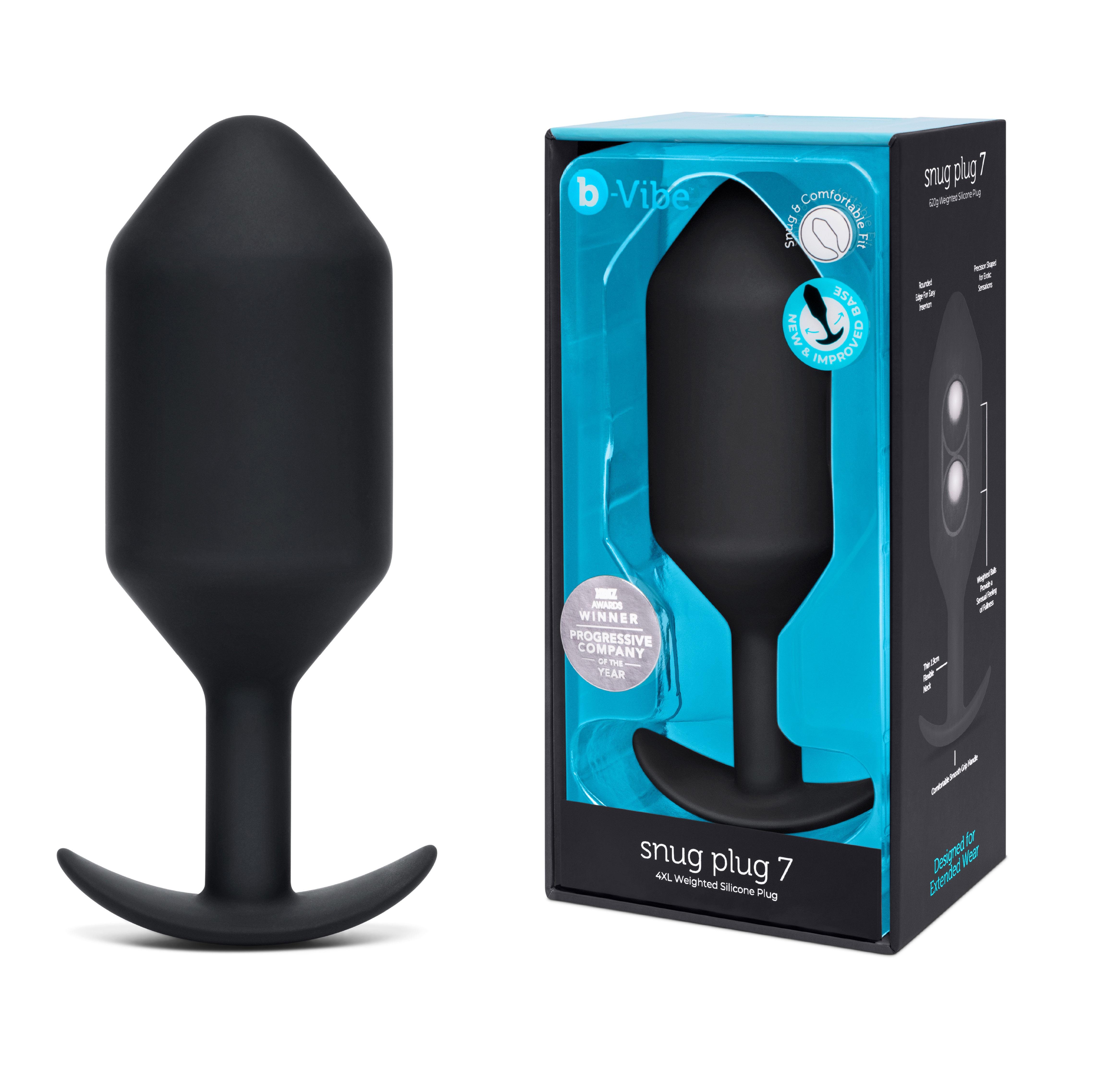 b-Vibe Snug Plug 7 Black