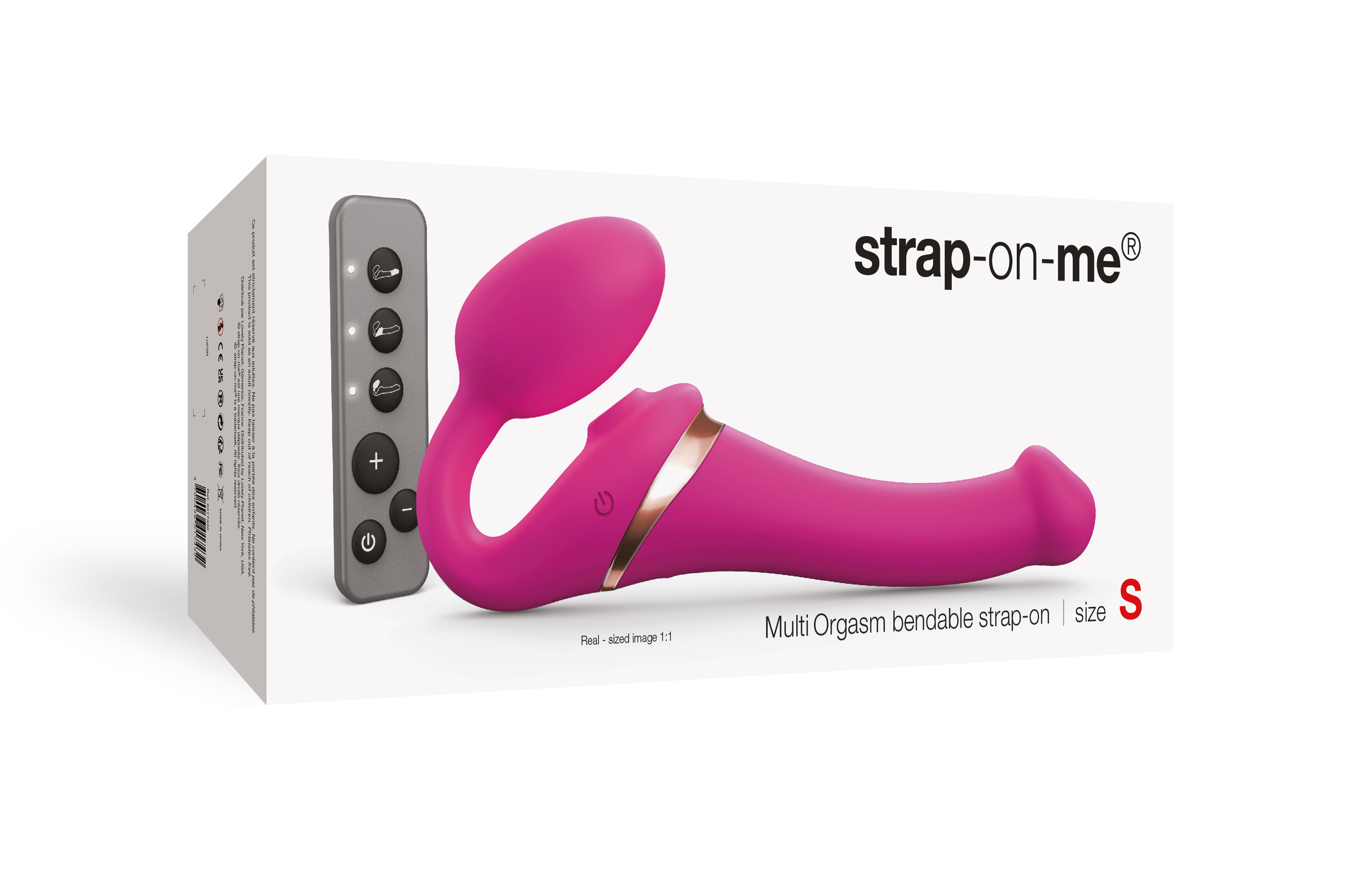 Strap-on-me Multi-Orgasm Bendable pink S