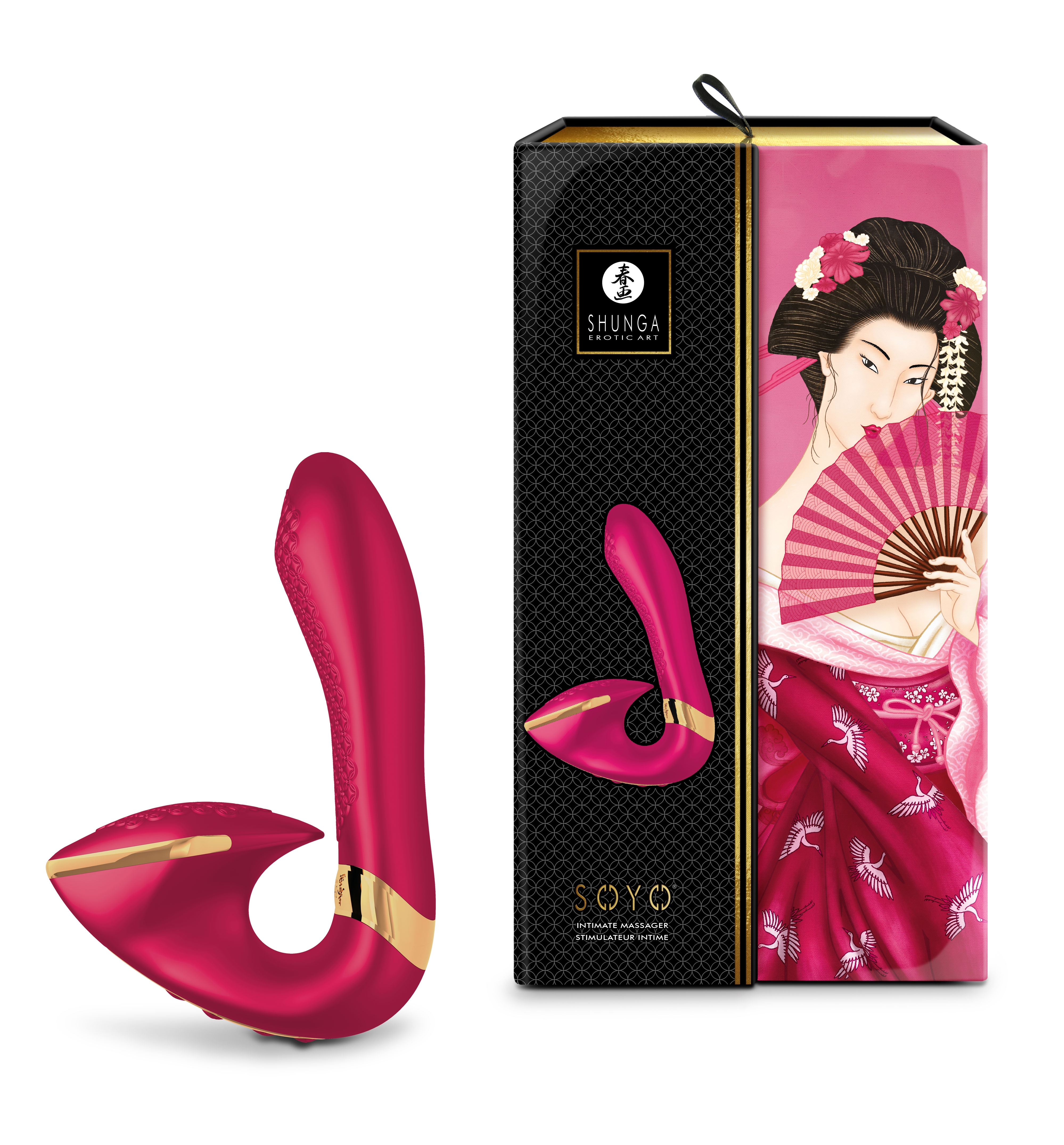 Shunga - SOYO - Intimate massager raspberry