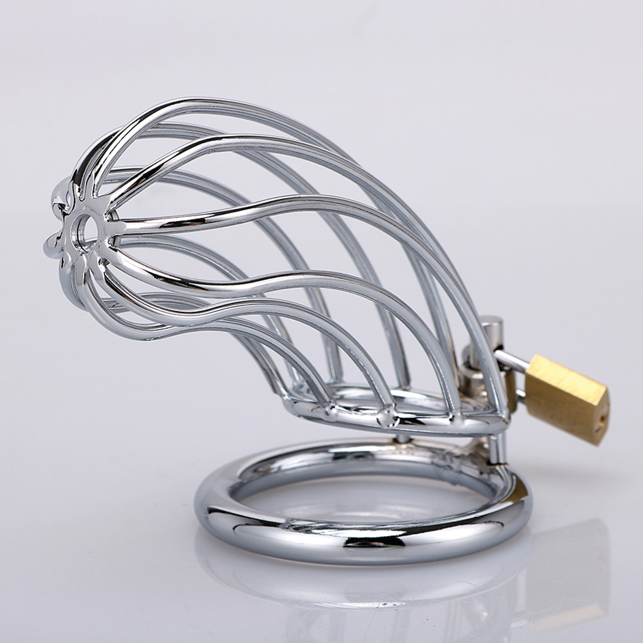 XX-DREAMSTOYS Metal Cock Cage Banana Shape