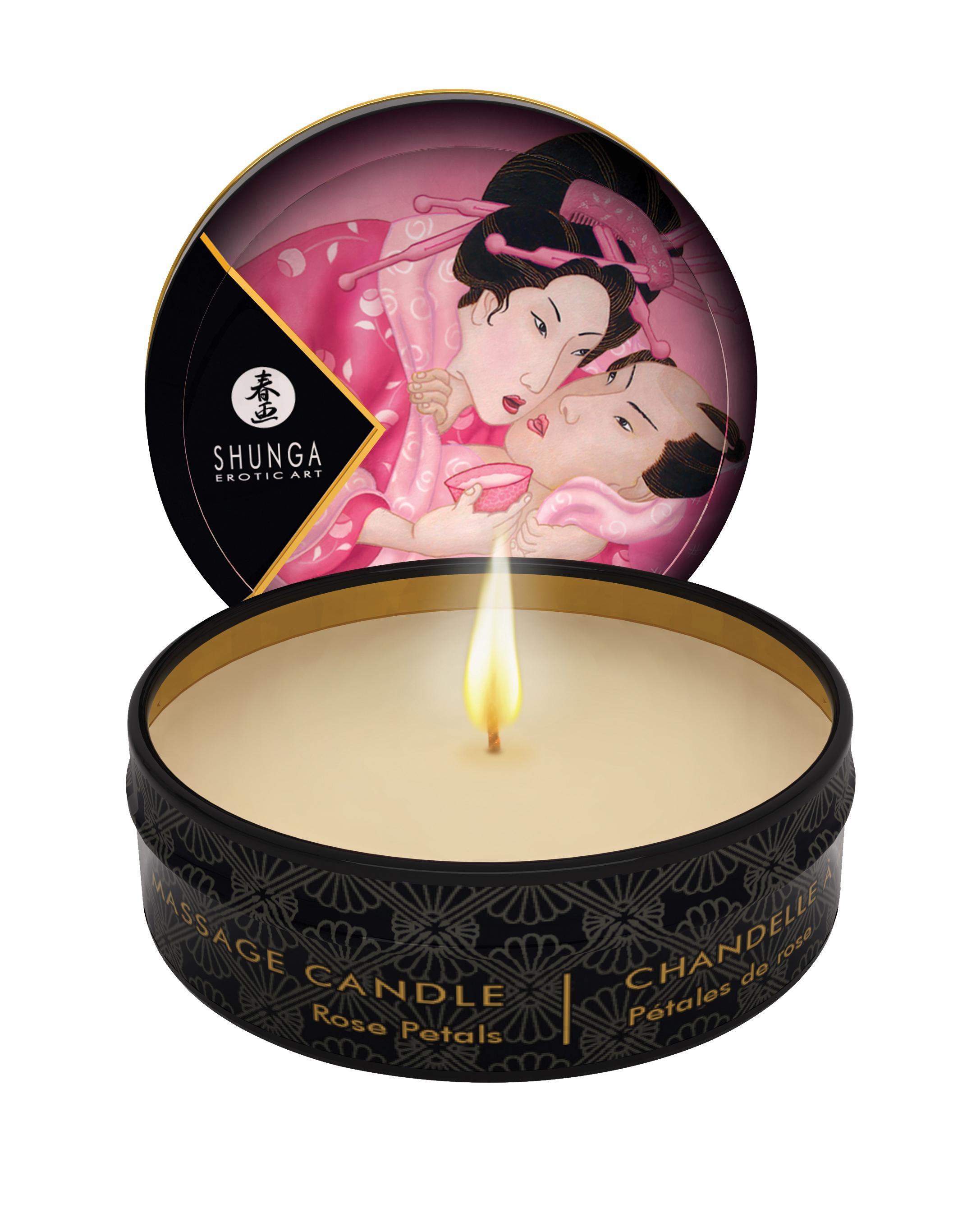 SHUNGA Massage Candle Aphrodisia/Rose Petals 30ml, 6 pcs