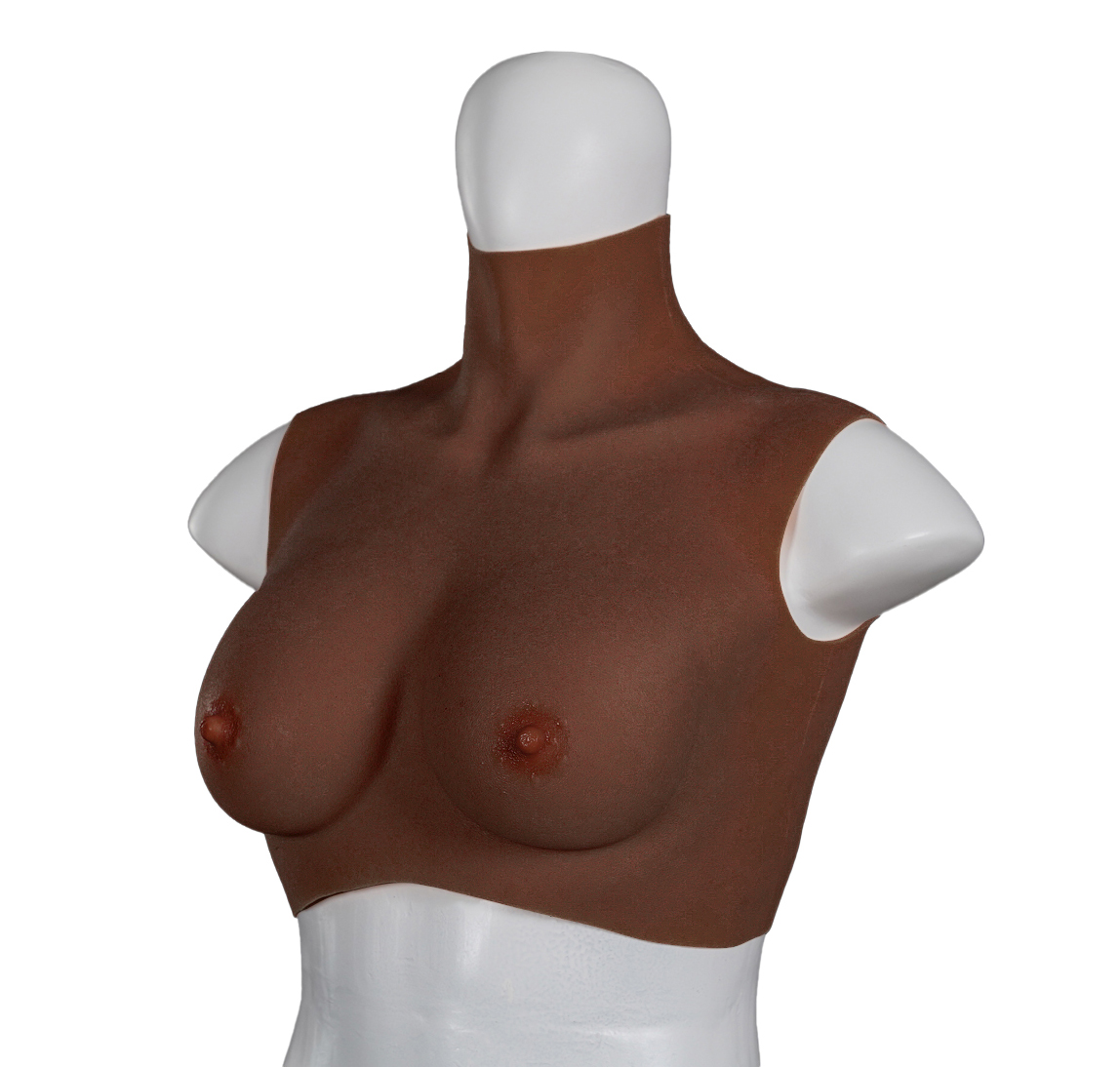 XX-DREAMSTOYS Ultra Realistic Breast Form black Size S 