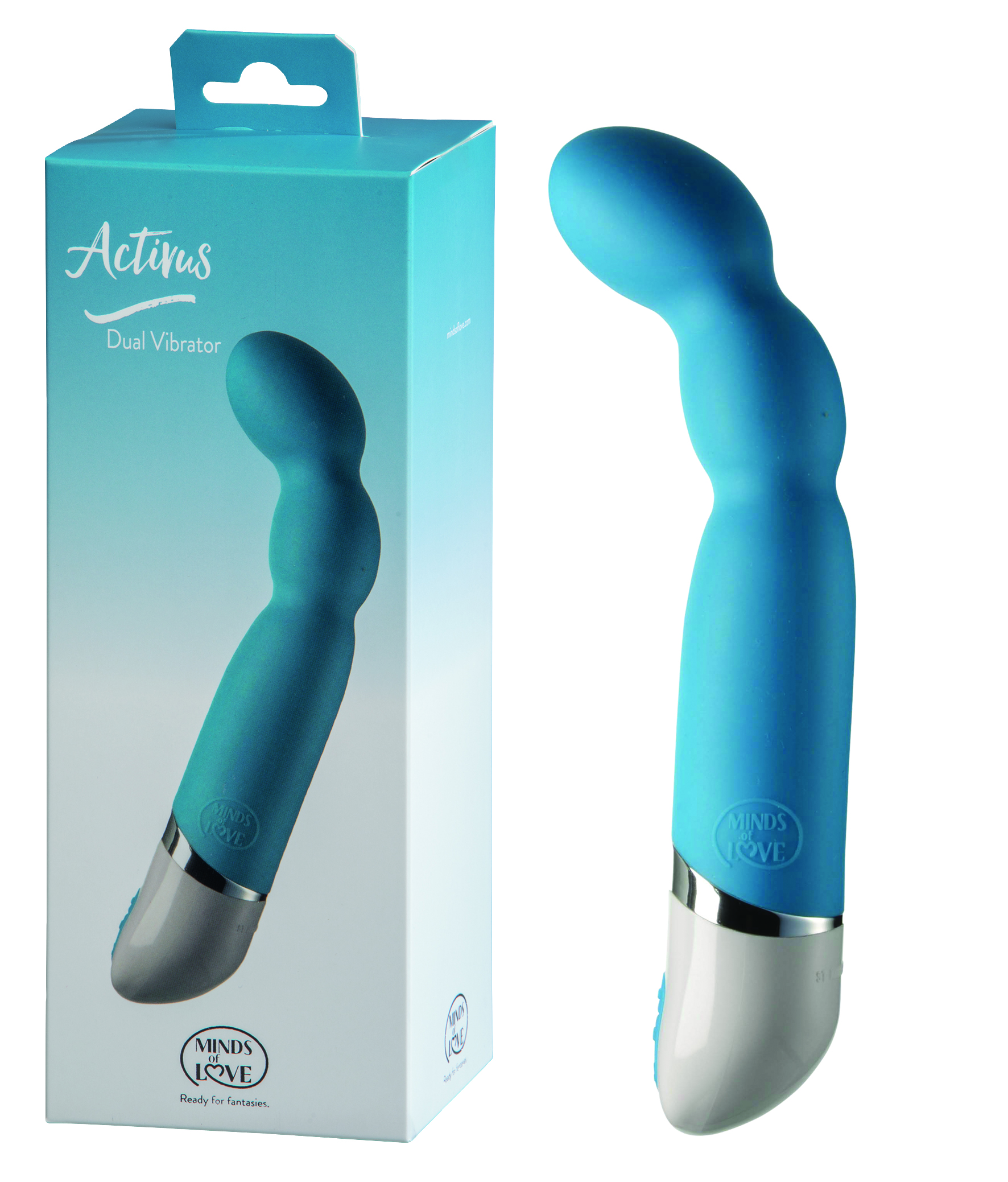 MINDS OF LOVE Activus Dual Vibrator blau