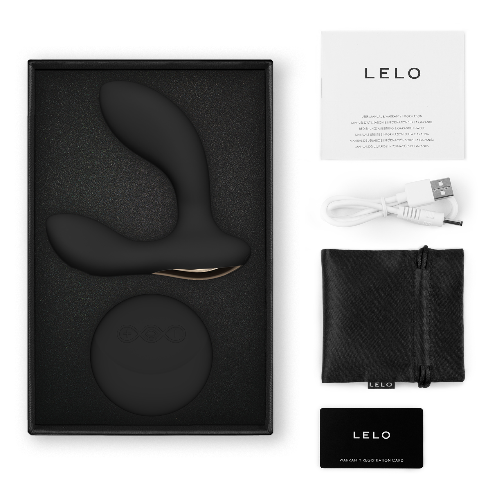 LELO Hugo 2 remote black