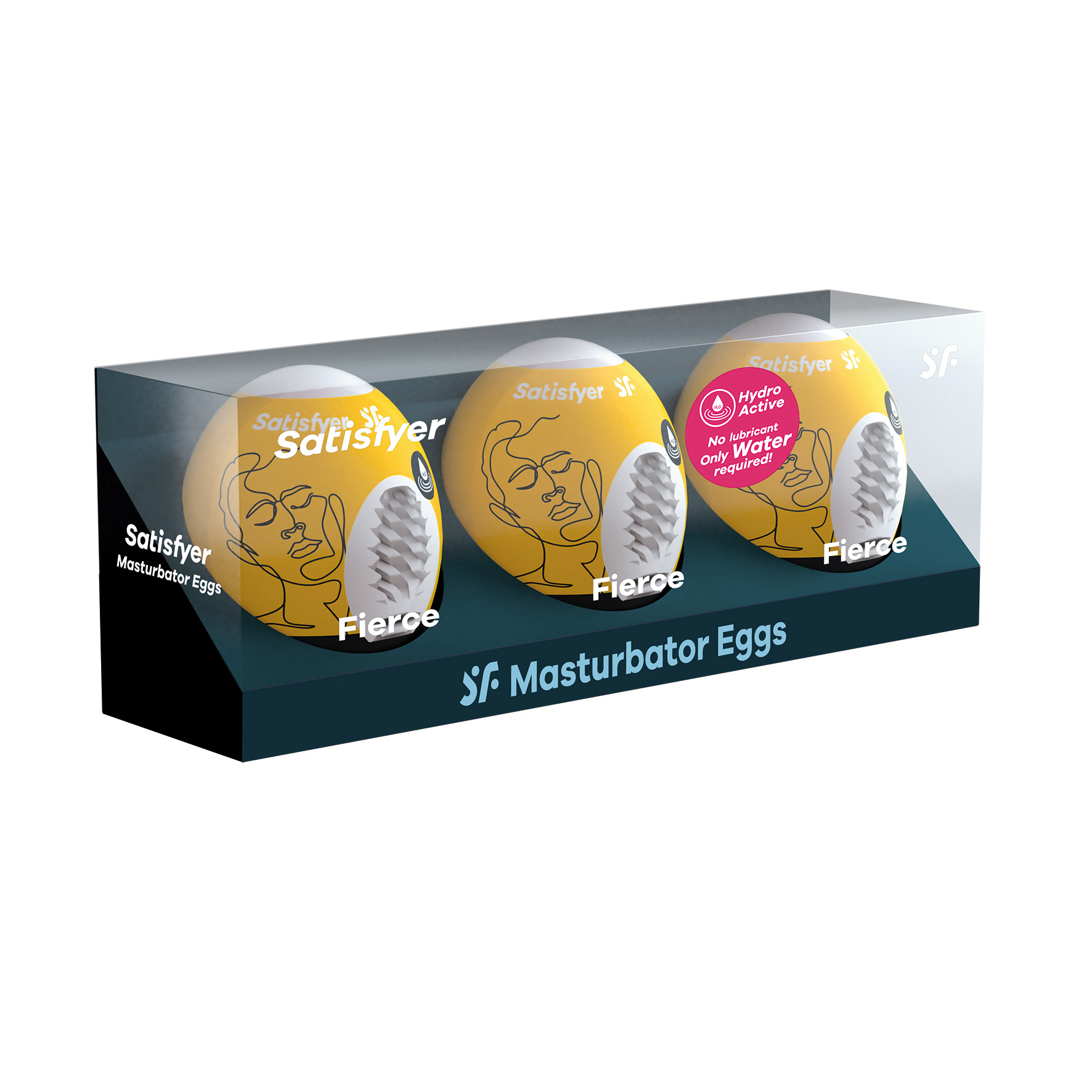 SATISFYER Men Masturbator Egg Fierce 3er Set