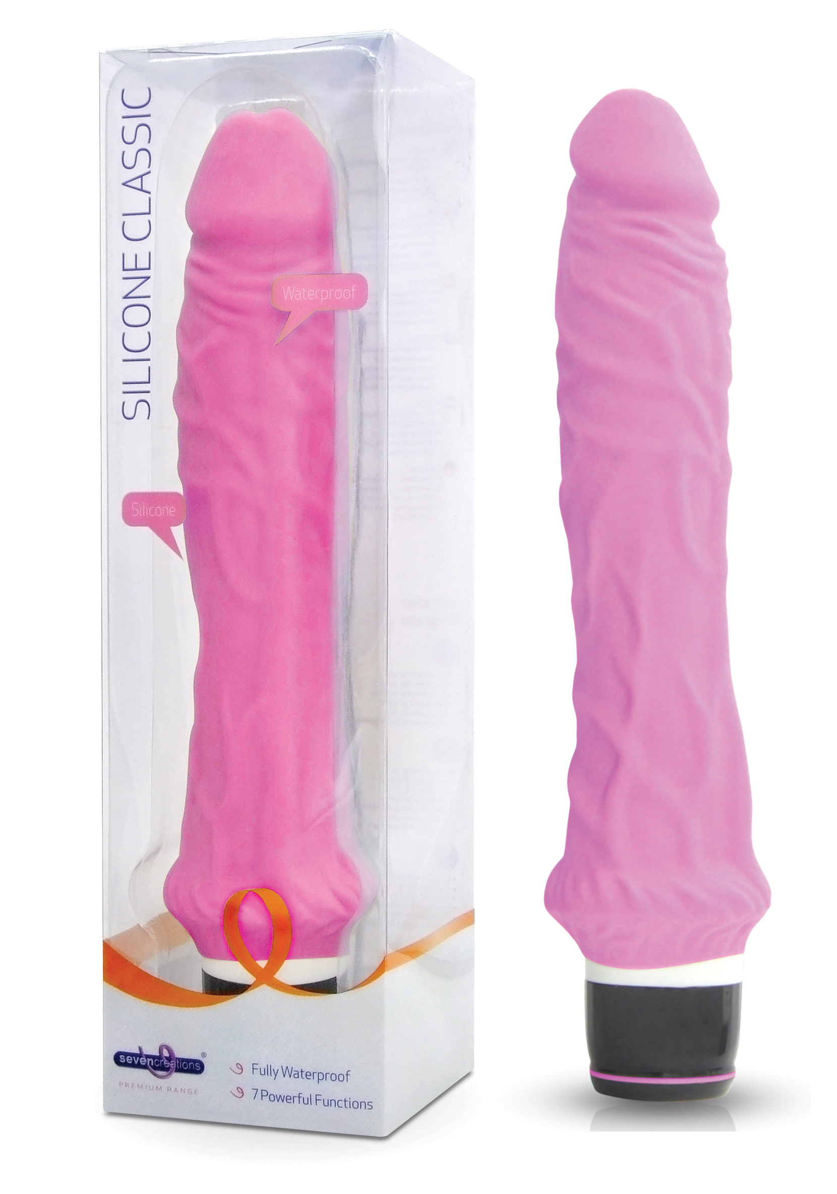 SEVEN CREATIONS Premium Range Silicone Classic Vibe pink