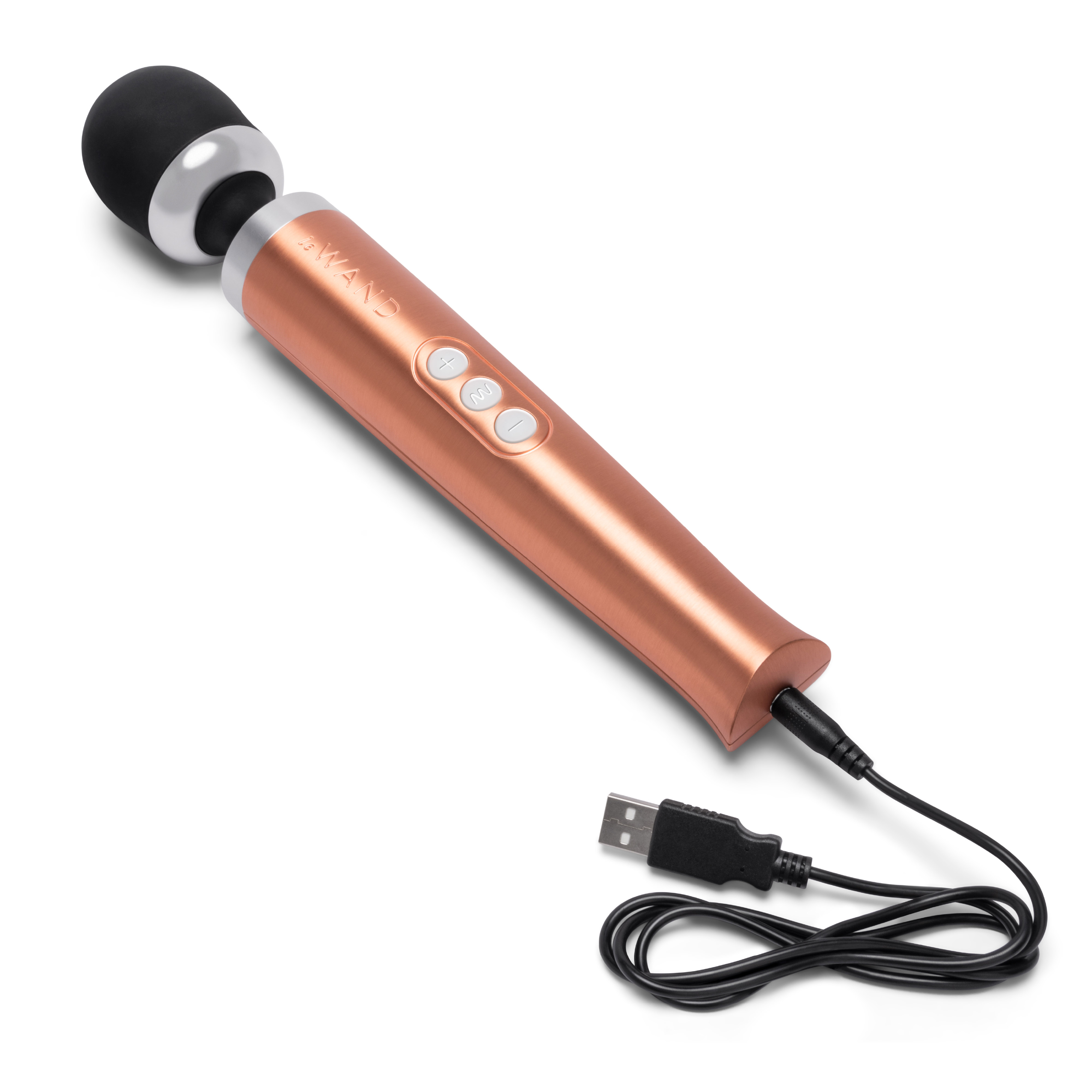 Le Wand Die Cast rechargeable massager rose gold 