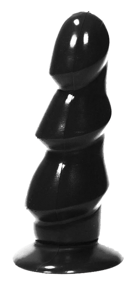 ALL BLACK 3-Waves-Dildo 17cm lang