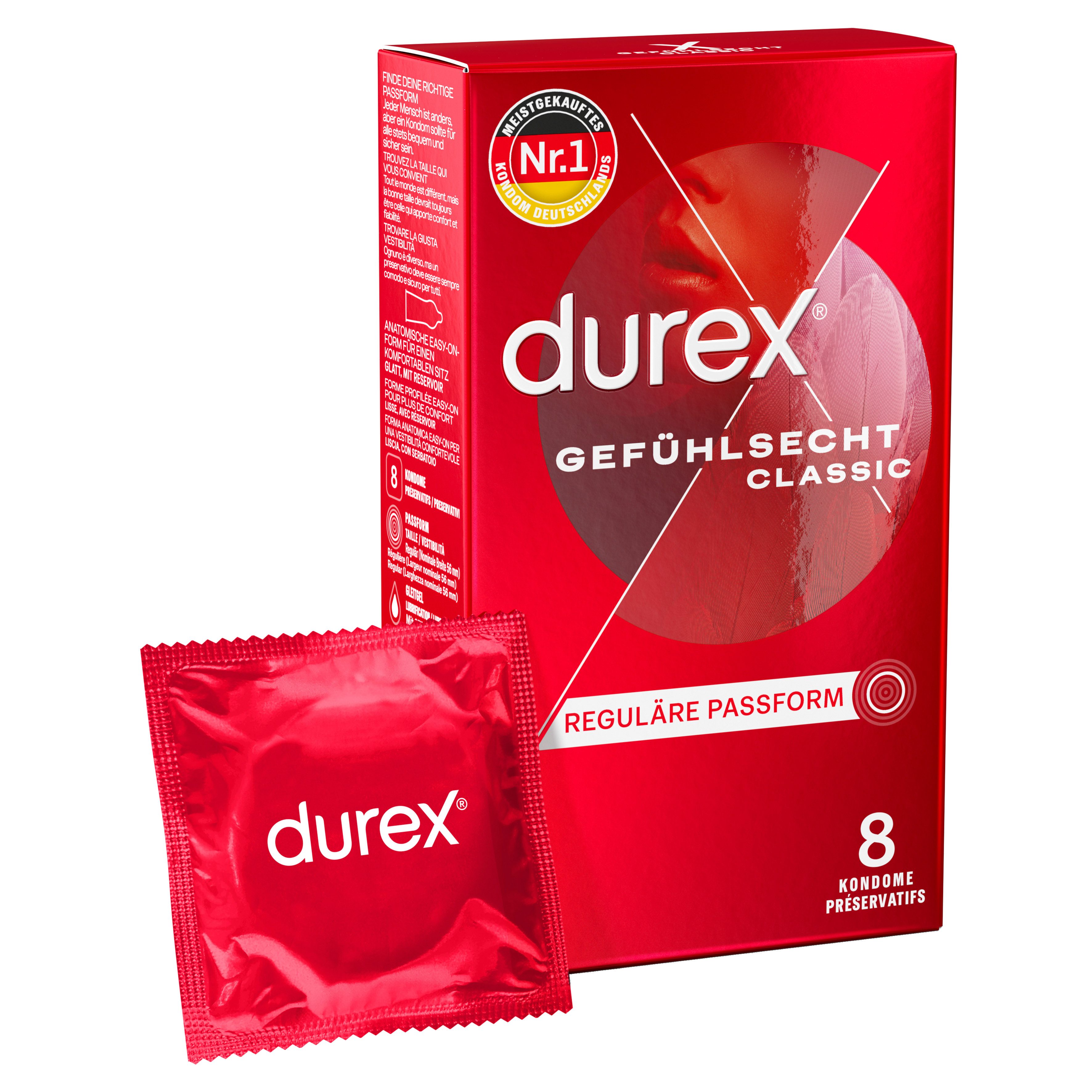 DUREX Gefühlsecht Classic 8 St. 