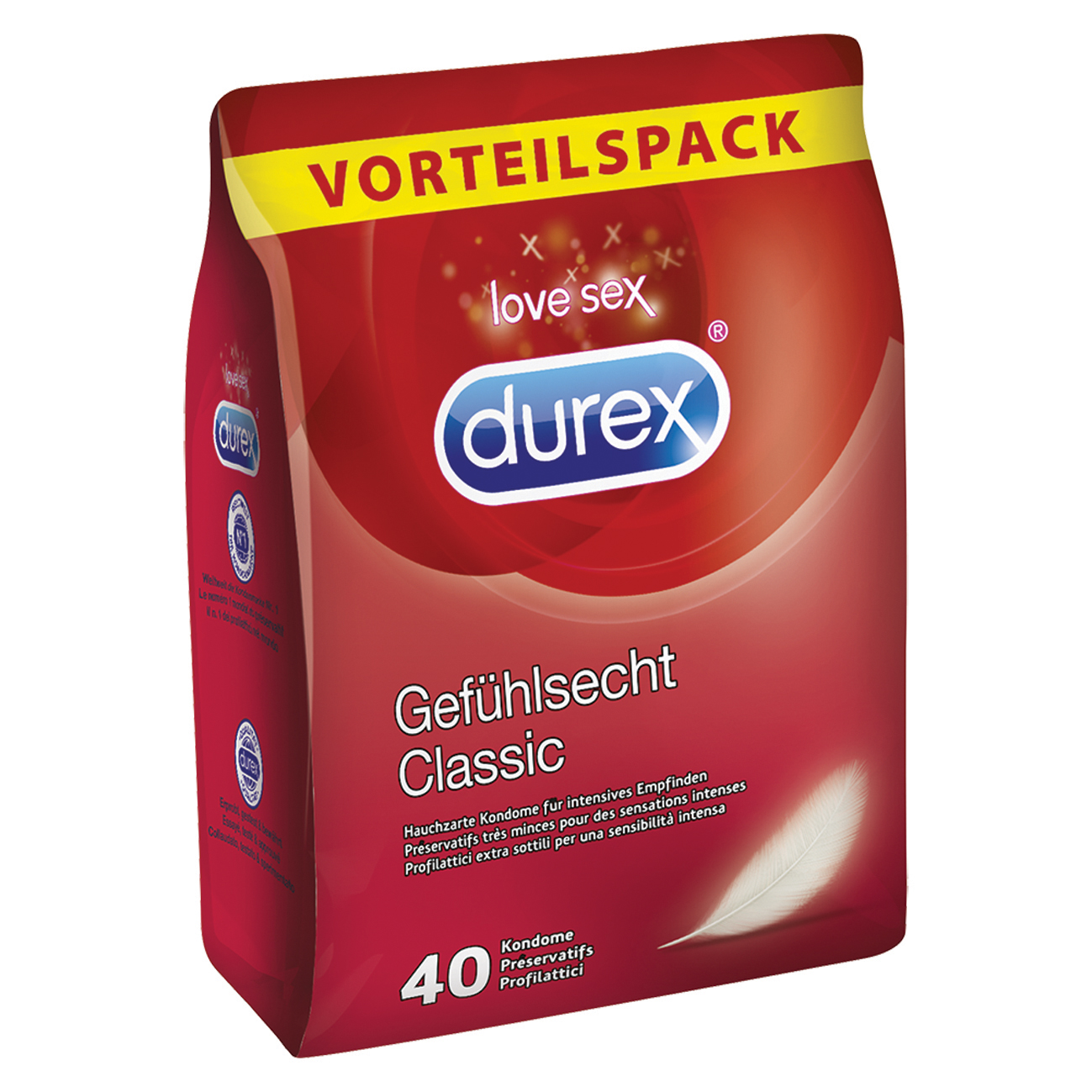 DUREX Gefühlsecht Classic 40 St.