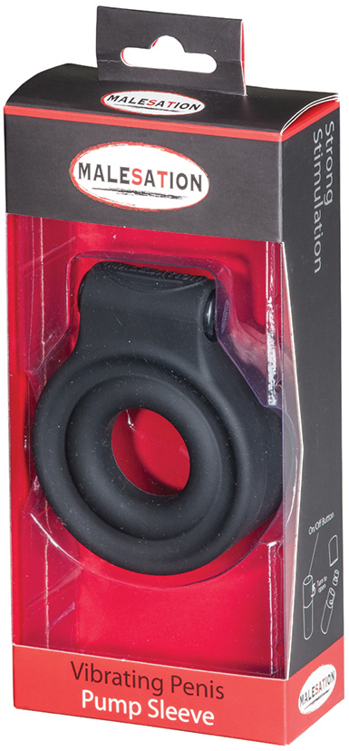 MALESATION Vibrating Penis Pump Sleeve