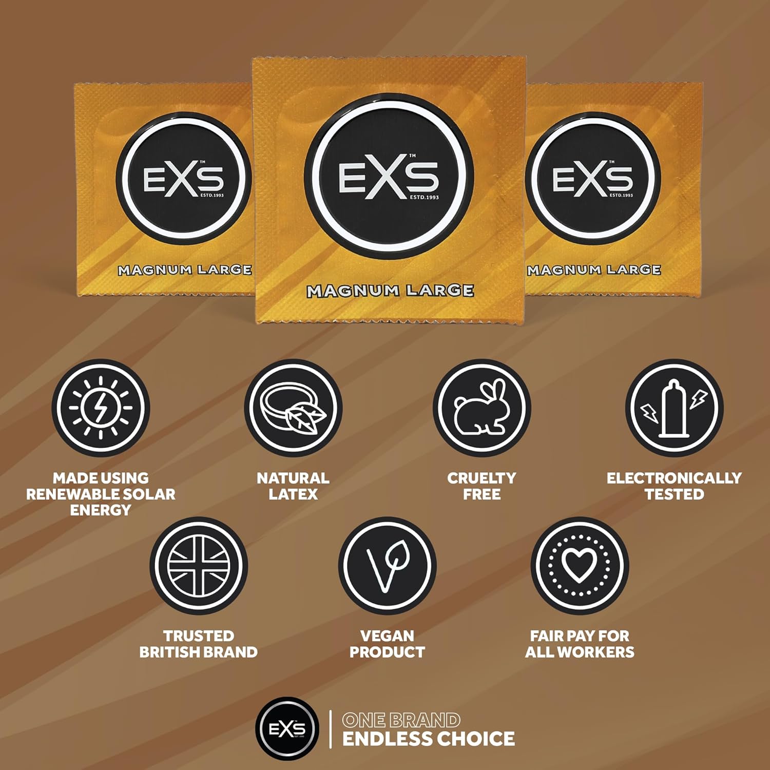 EXS Magnum 60mm condoms (48pcs)