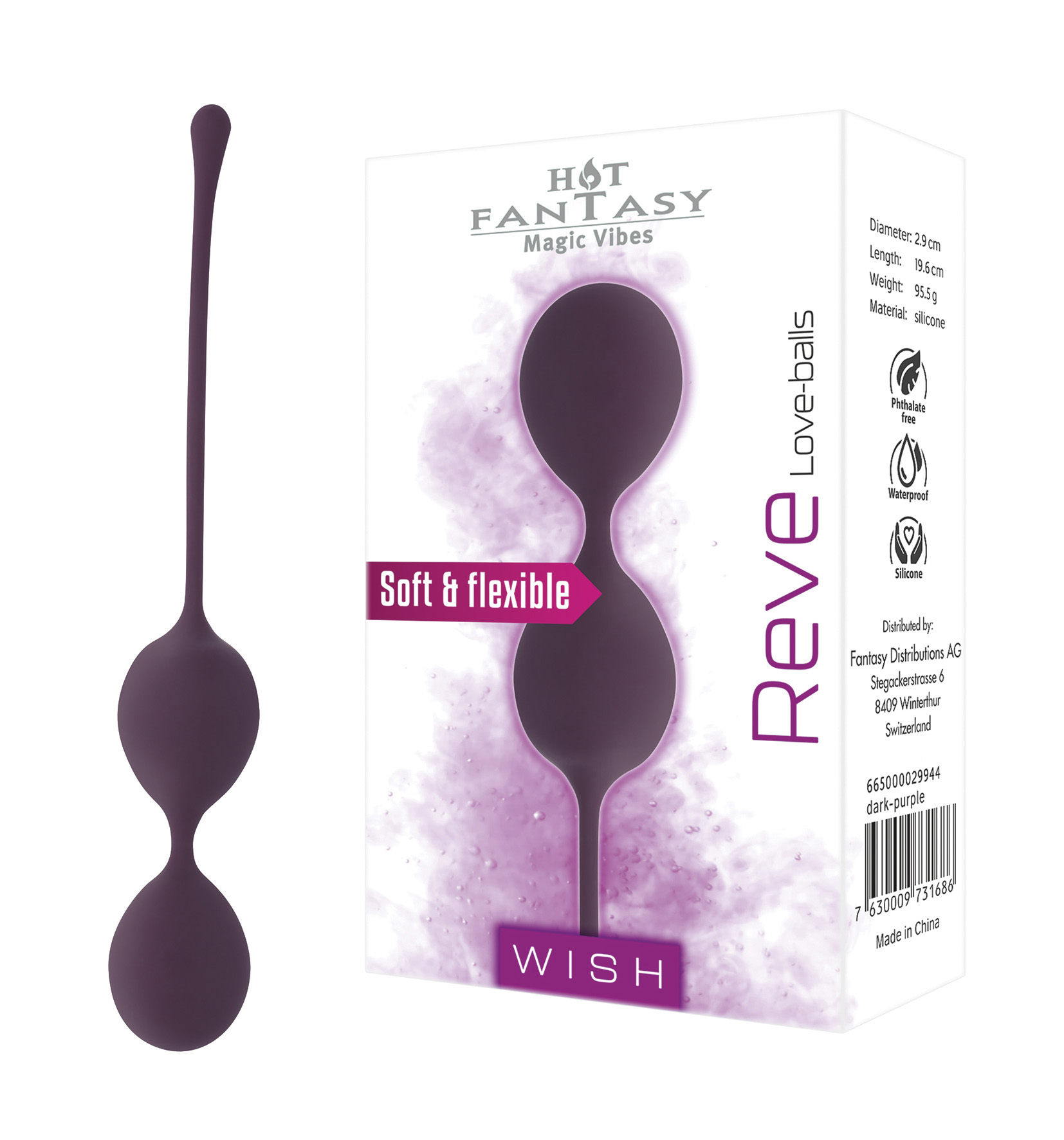 HOT FANTASY WISH Reve Love-balls dark-purple