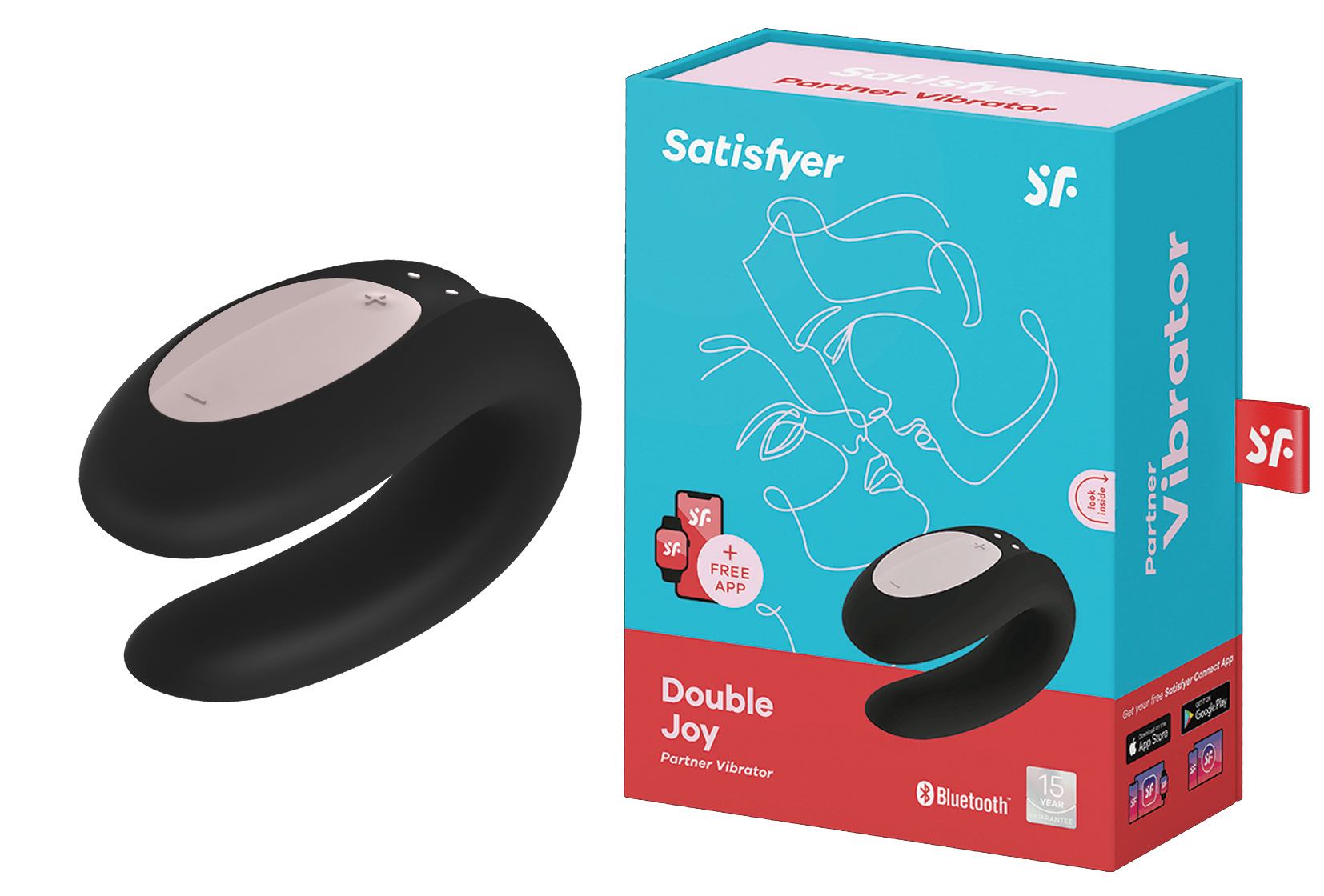 SATISFYER Double Joy black