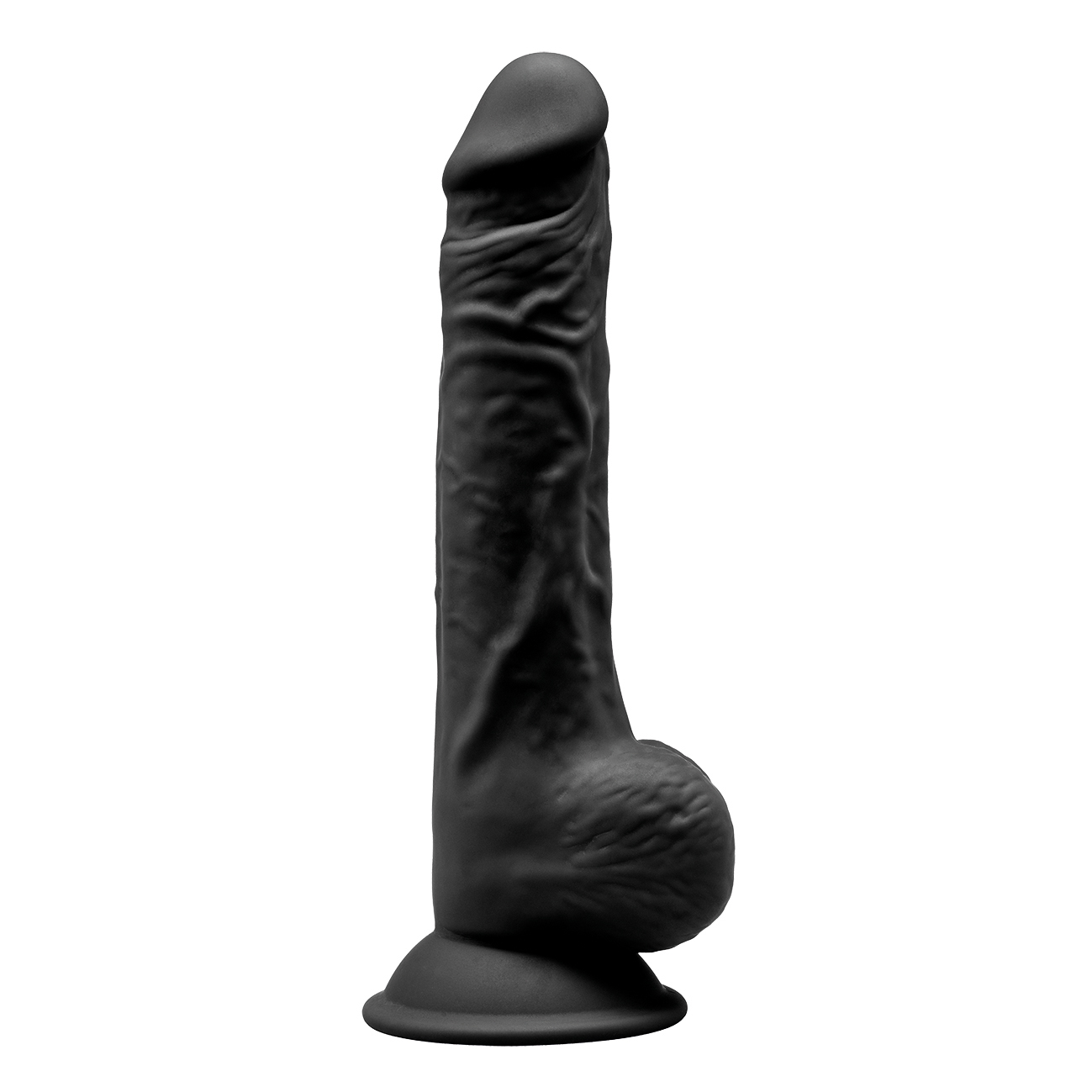 *SILEXD Dual Density Silicone Dildo Model 1 black (9,5")