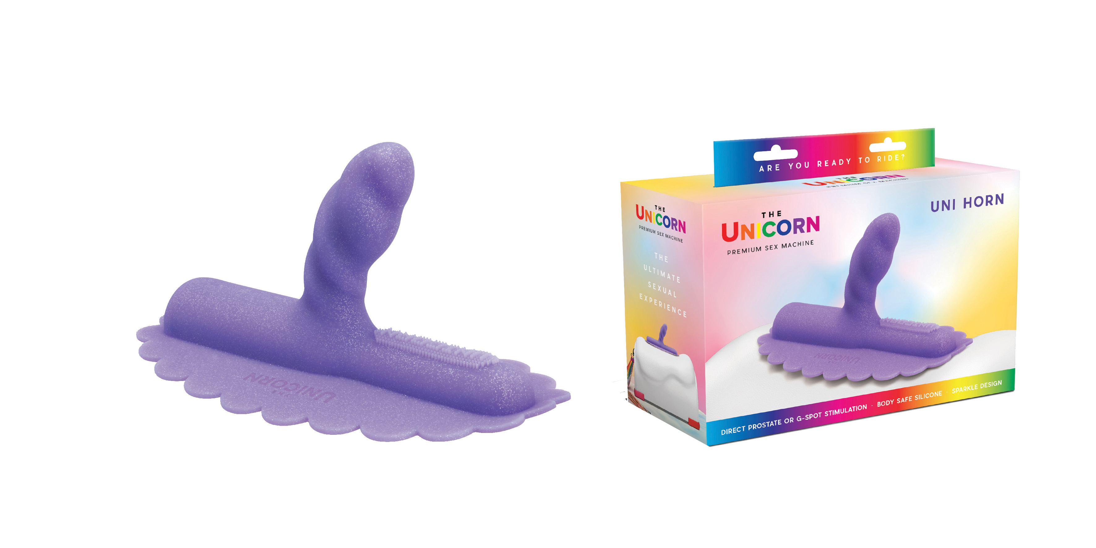 THE COWGIRL Unicorn Uni Horn Silicone Attachment