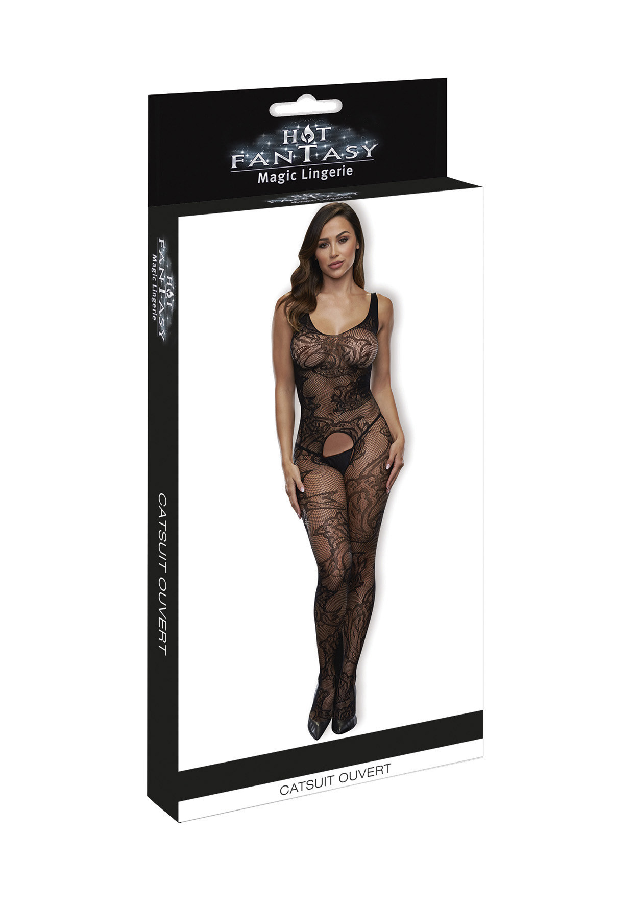 HOT FANTASY Lingerie Crotchless Bodystocking