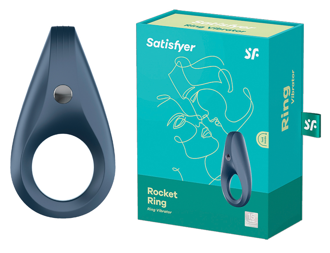 SATISFYER Rocket Ring Vibrator dark blue