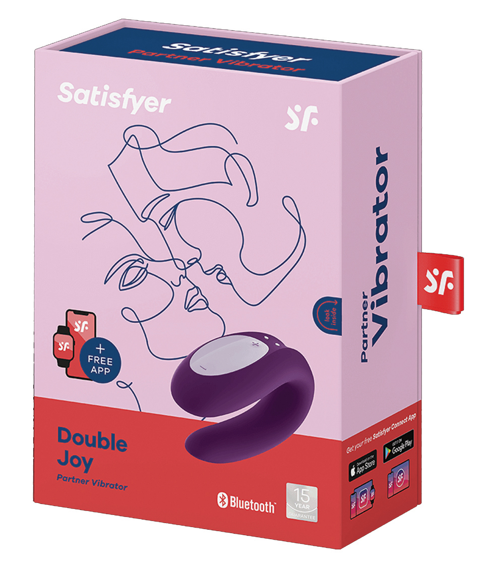 SATISFYER Double Joy violet