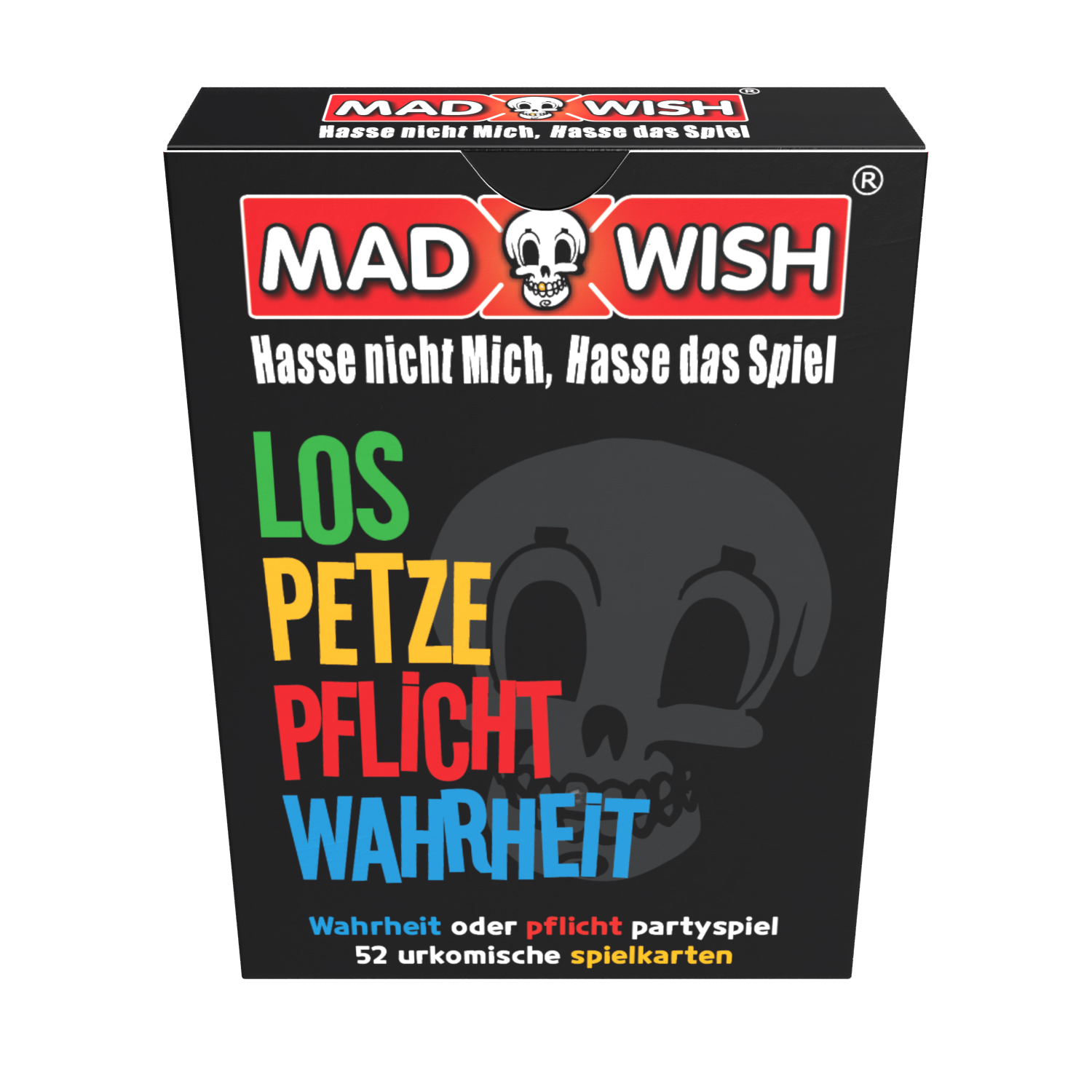 Spielkarten "Wahrheit oder Pflicht" (52 Karten)