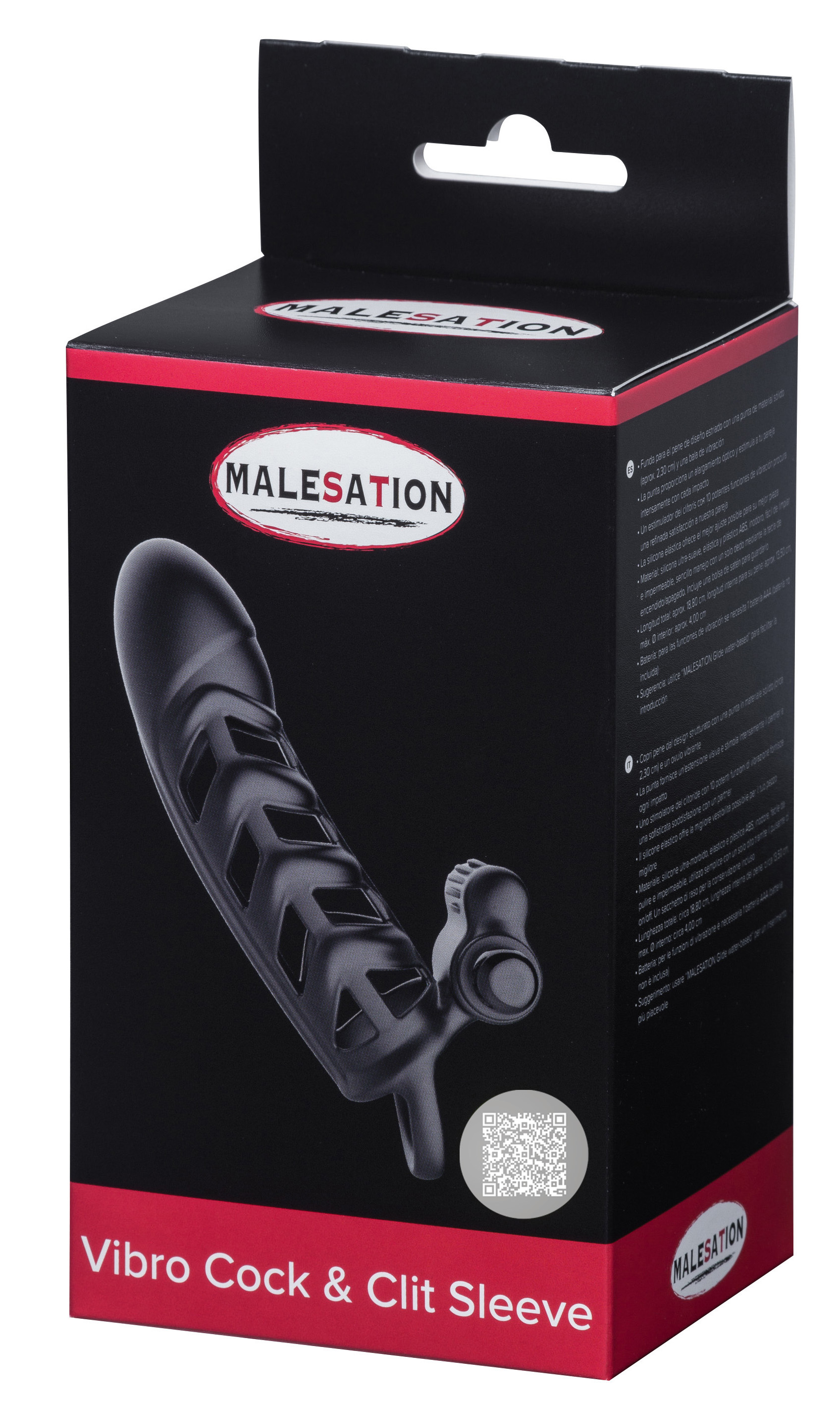*MALESATION Vibro Cock & Clit Sleeve