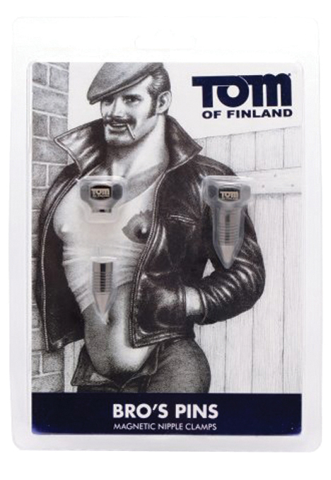 TOM OF FINLAND Bros Pins Magnetic Nipple Clamps