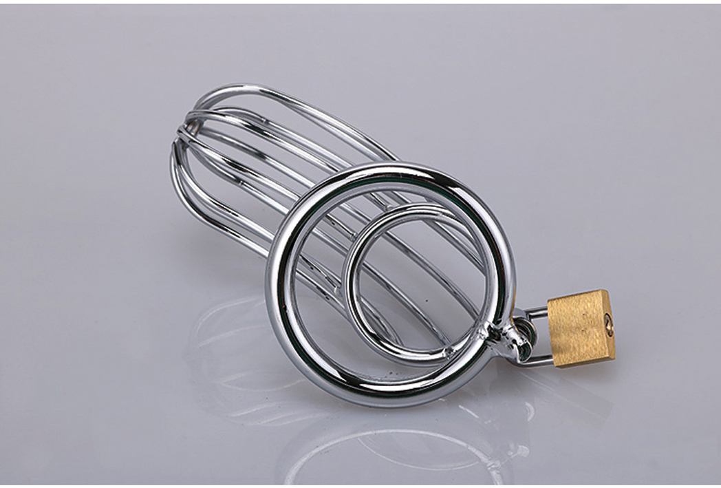 XX-DREAMSTOYS Metal Cock Cage Banana Shape