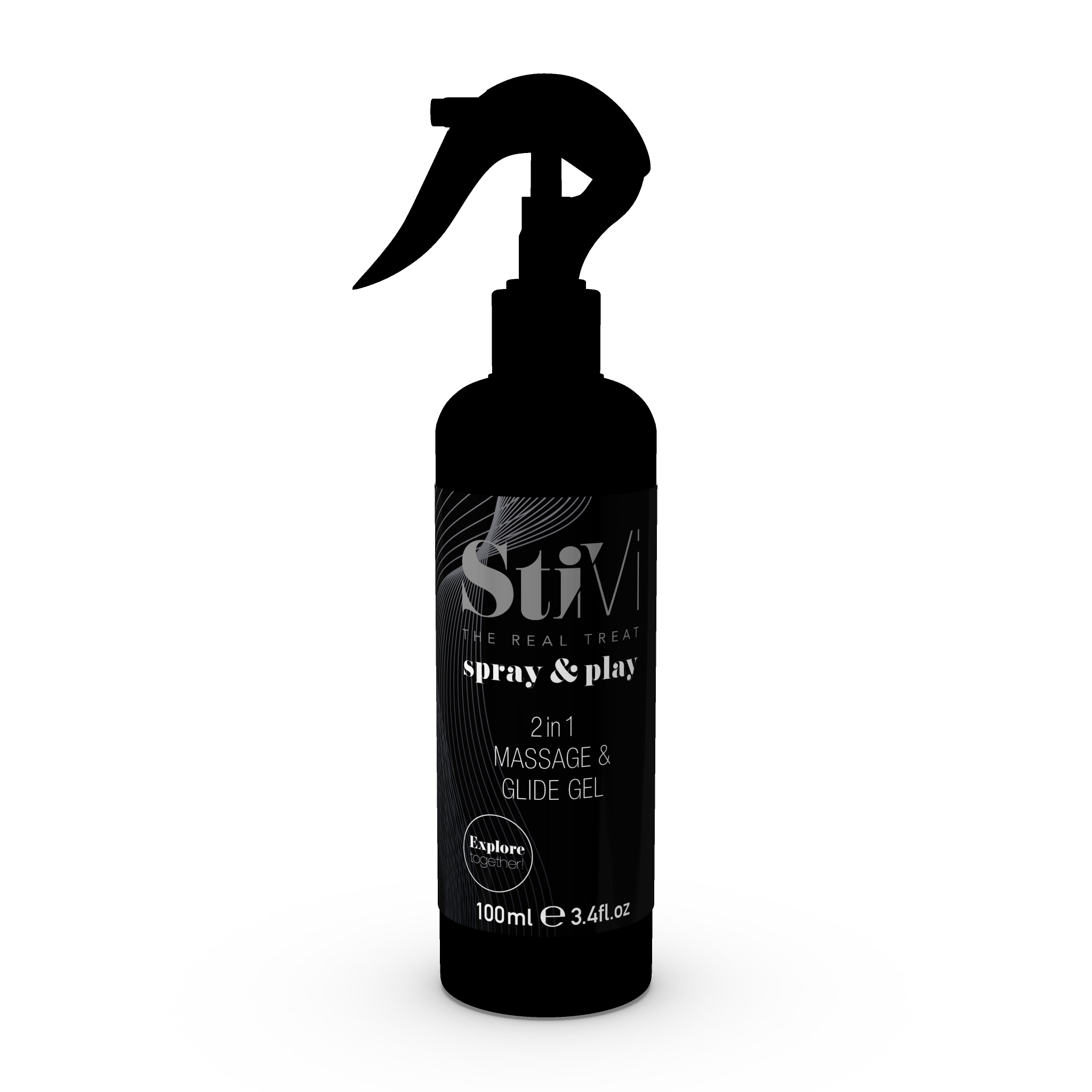 HOT StiVi - spray & play 2in1 Massage & Glide Gel 100ml