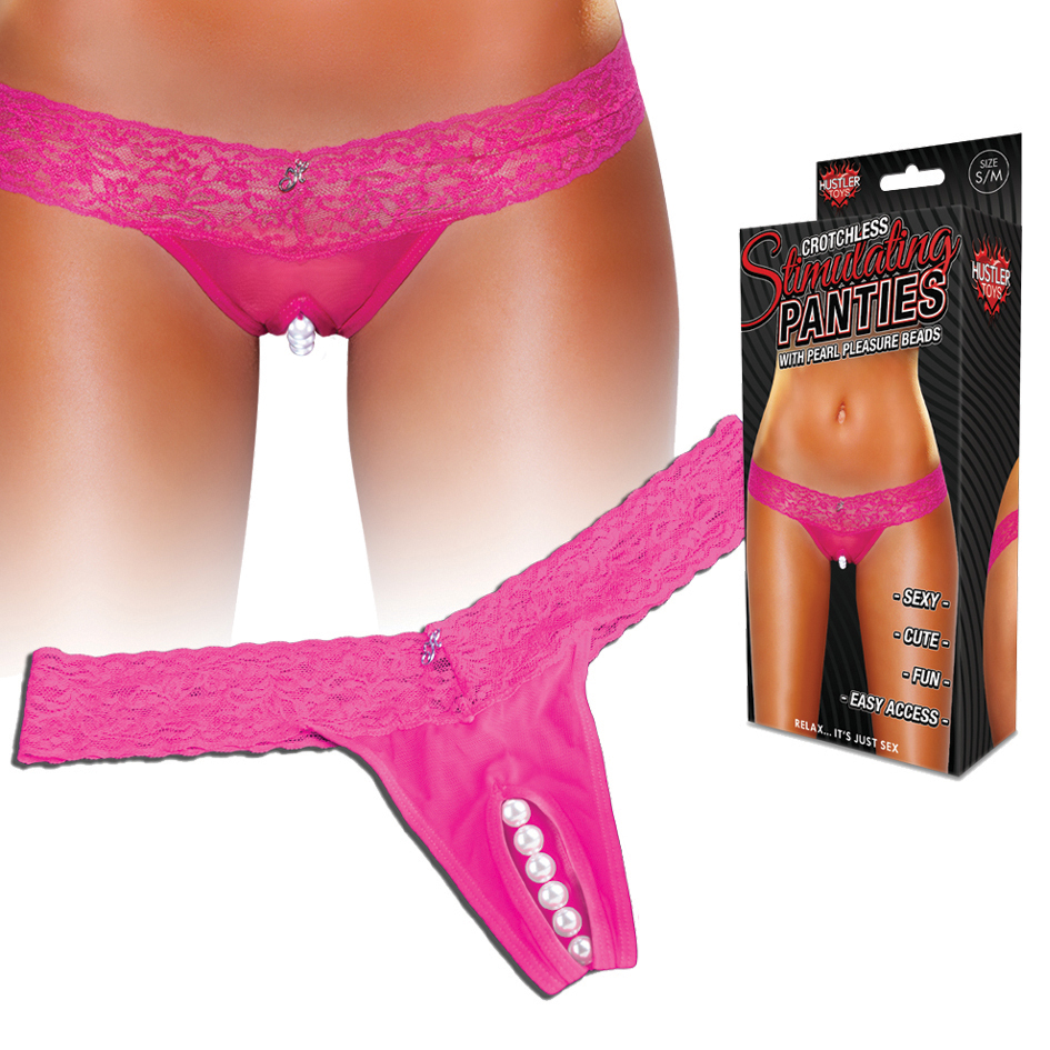 HUSTLER Stimulating Panties pink S/M