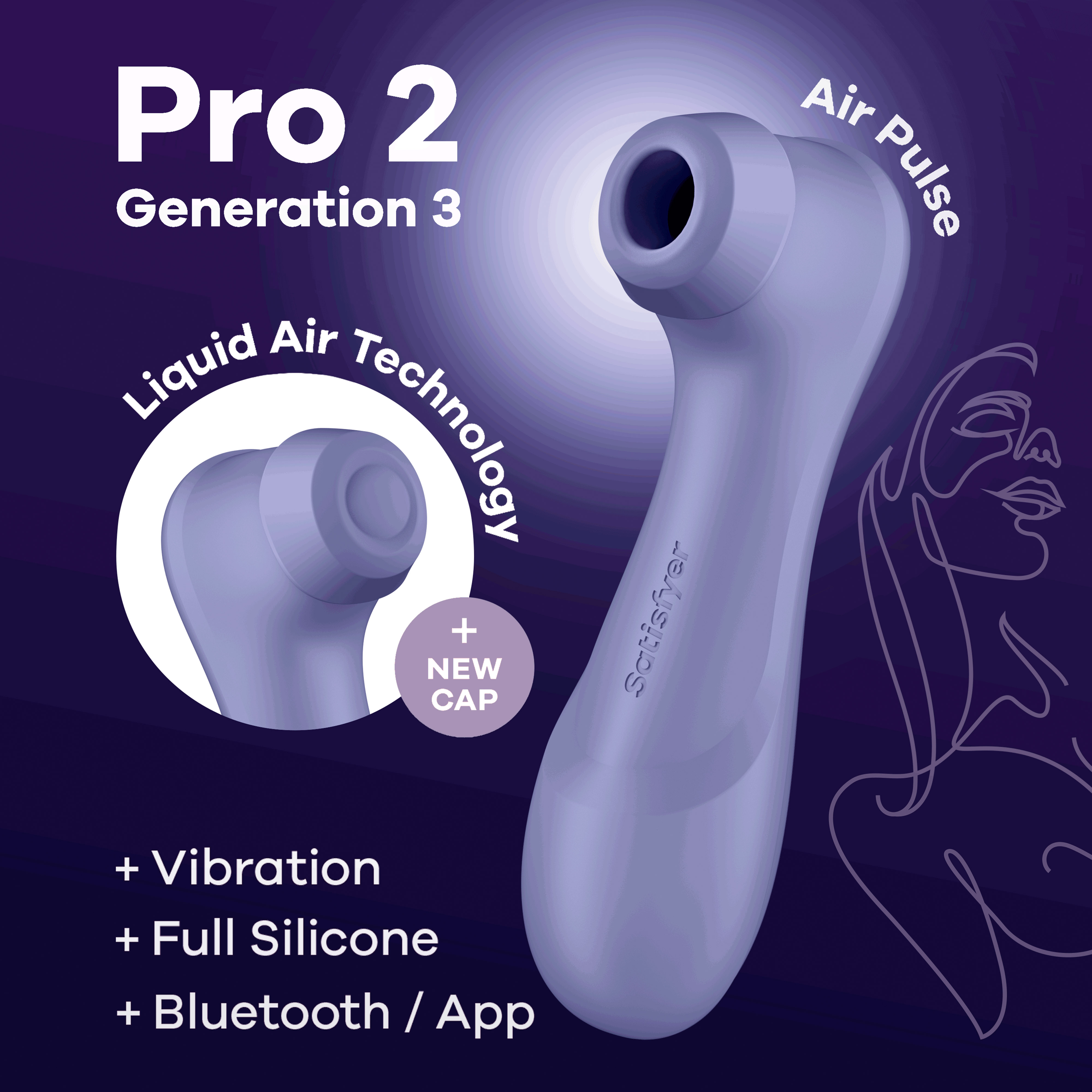 SATISFYER Pro 2 Generation 3 lilac+