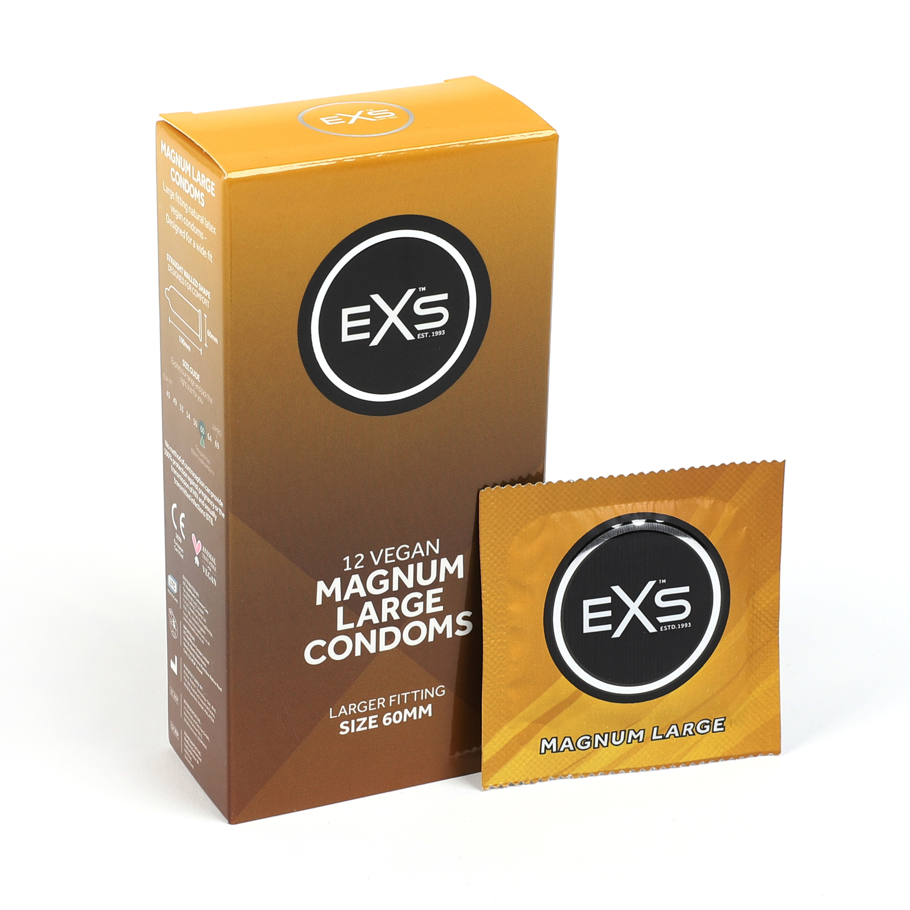 EXS Magnum 60mm condoms (12pcs)