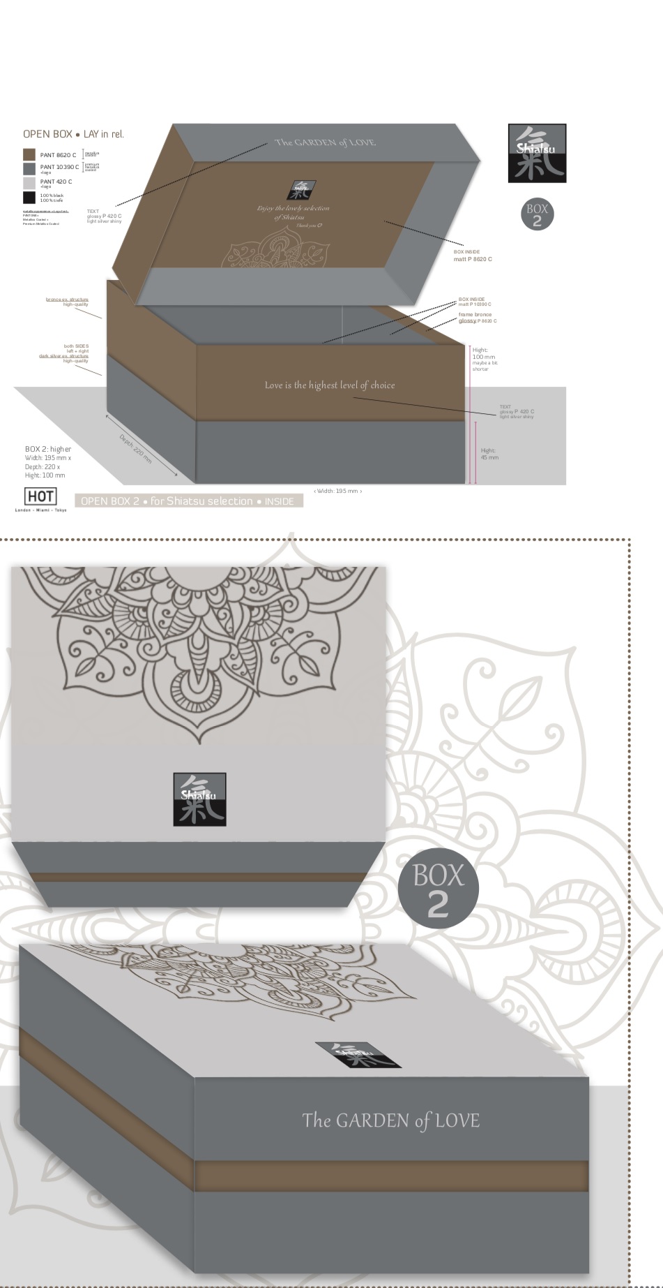 SHIATSU Selection - Giftbox #2 195 x 220 x 100 mm