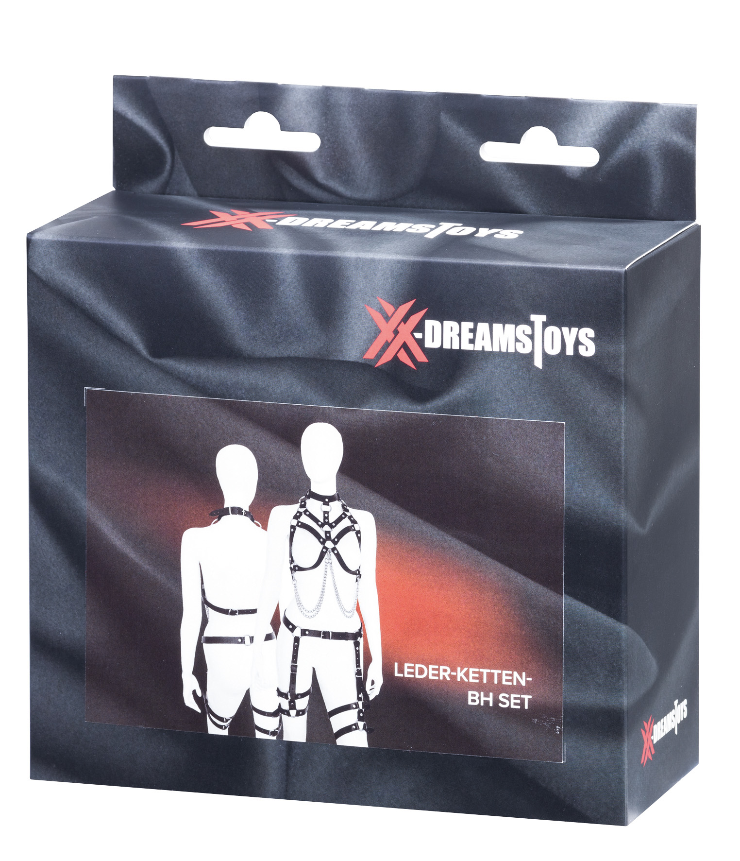 XX-DREAMSTOYS Leder-Ketten-BH Set