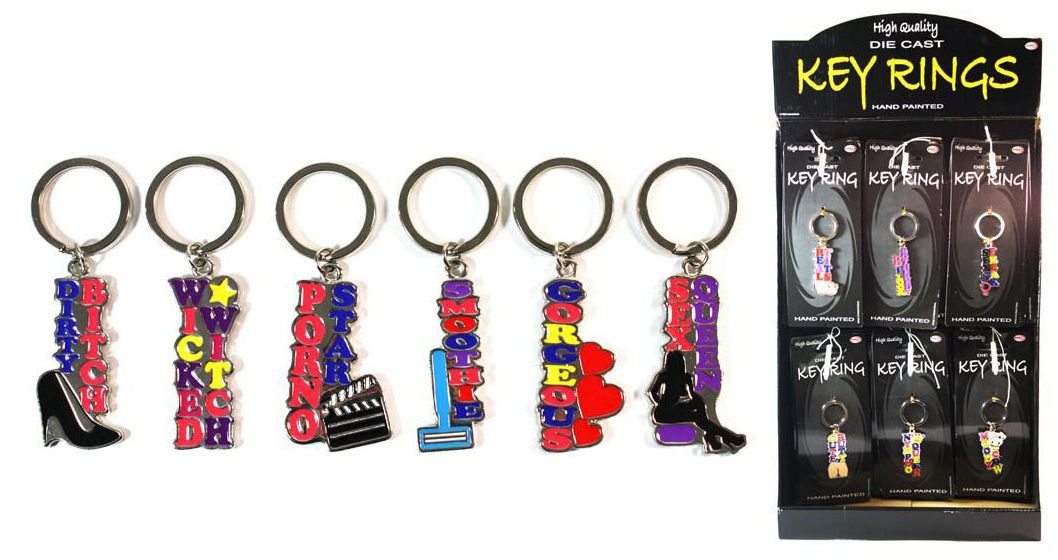 Sexy Keyrings Sortierung A (6 Sorten, 36er Display)