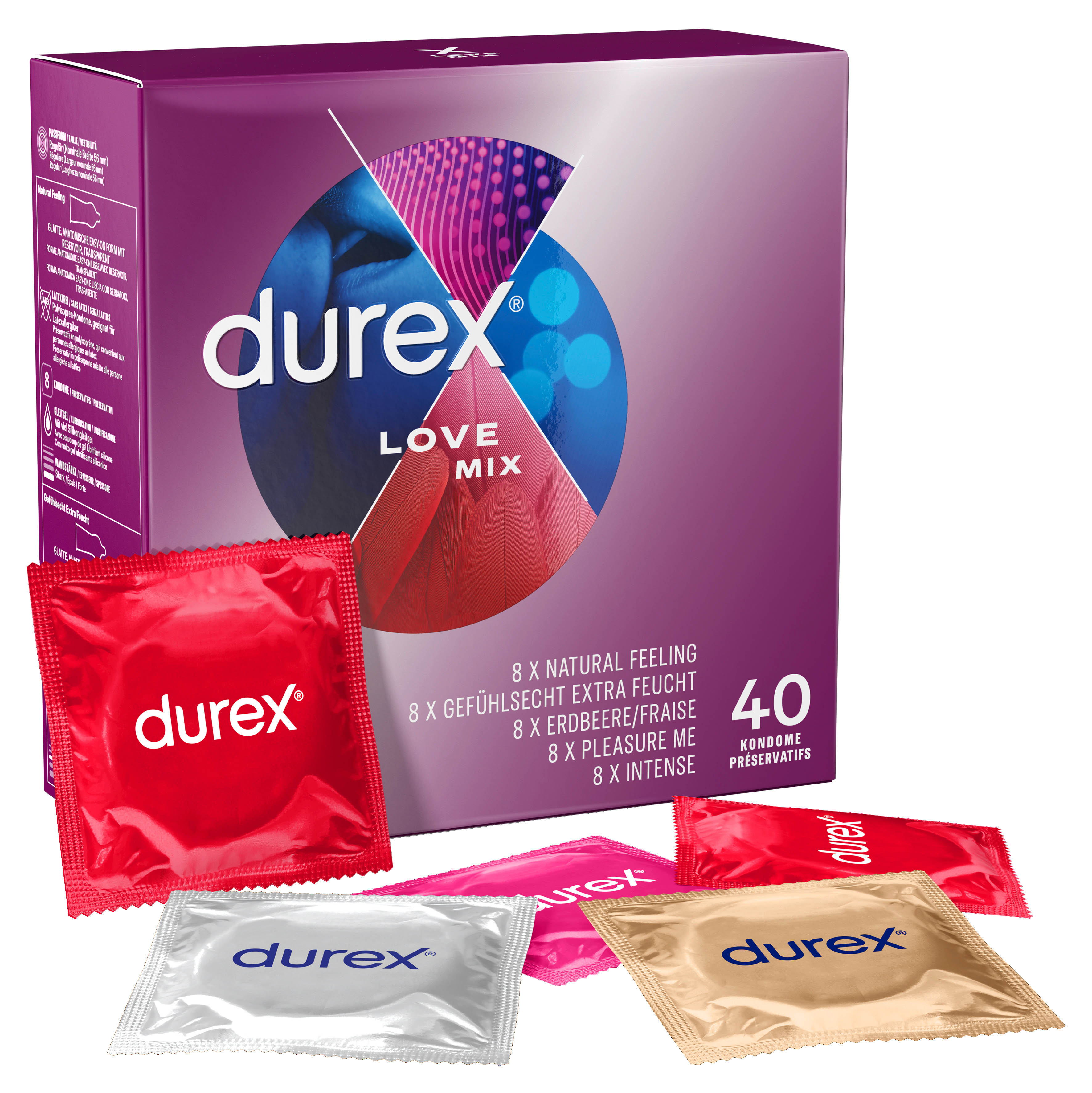 DUREX Love Mix 40 St. -New Design-