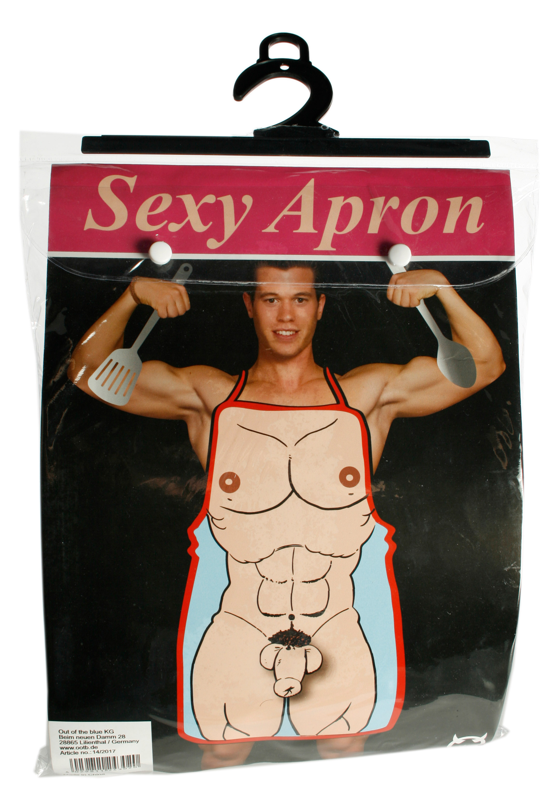 Küchenschürze "Sexy-Apron mit Plüsch-Penis"