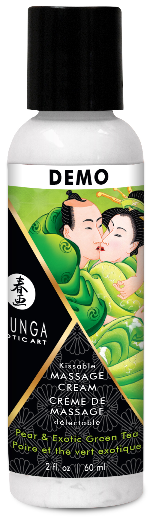 SHUNGA Massage Cream Pear & Exotic Green Tea 60ml TESTER