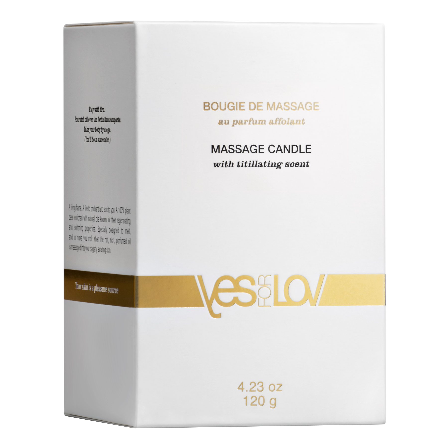 YESforLOV - Massage Candle Titillating Scent 120g
