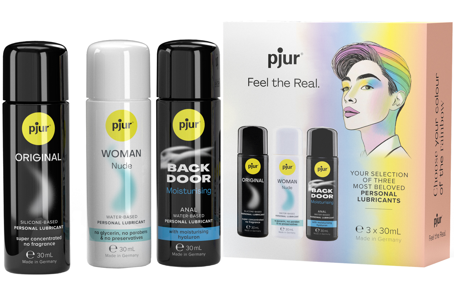 pjur Pride Box (Original 30ml, Backdoor 30ml, Nude 30ml)