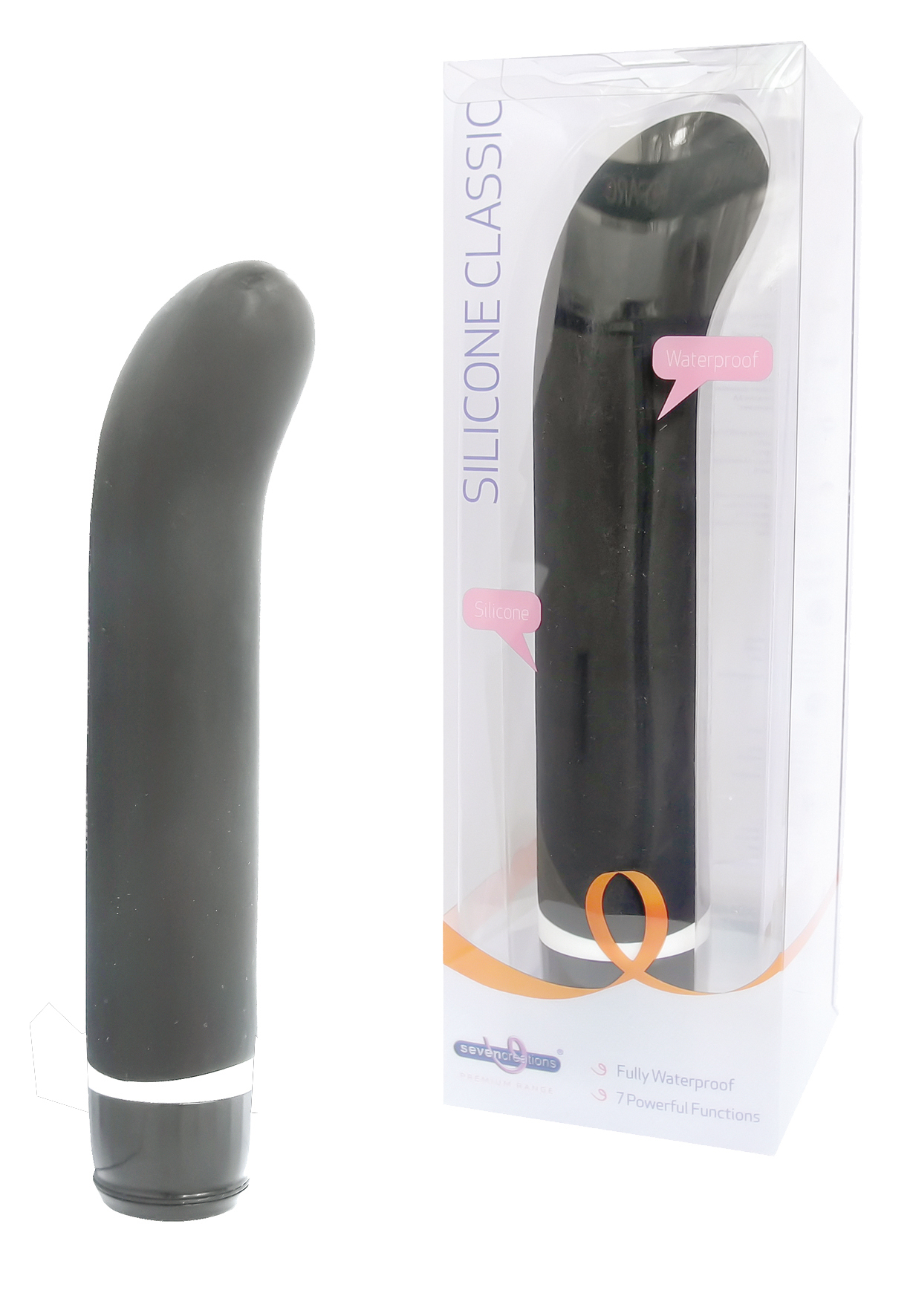 SEVEN CREATIONS Silicone Classic G-Vibe black