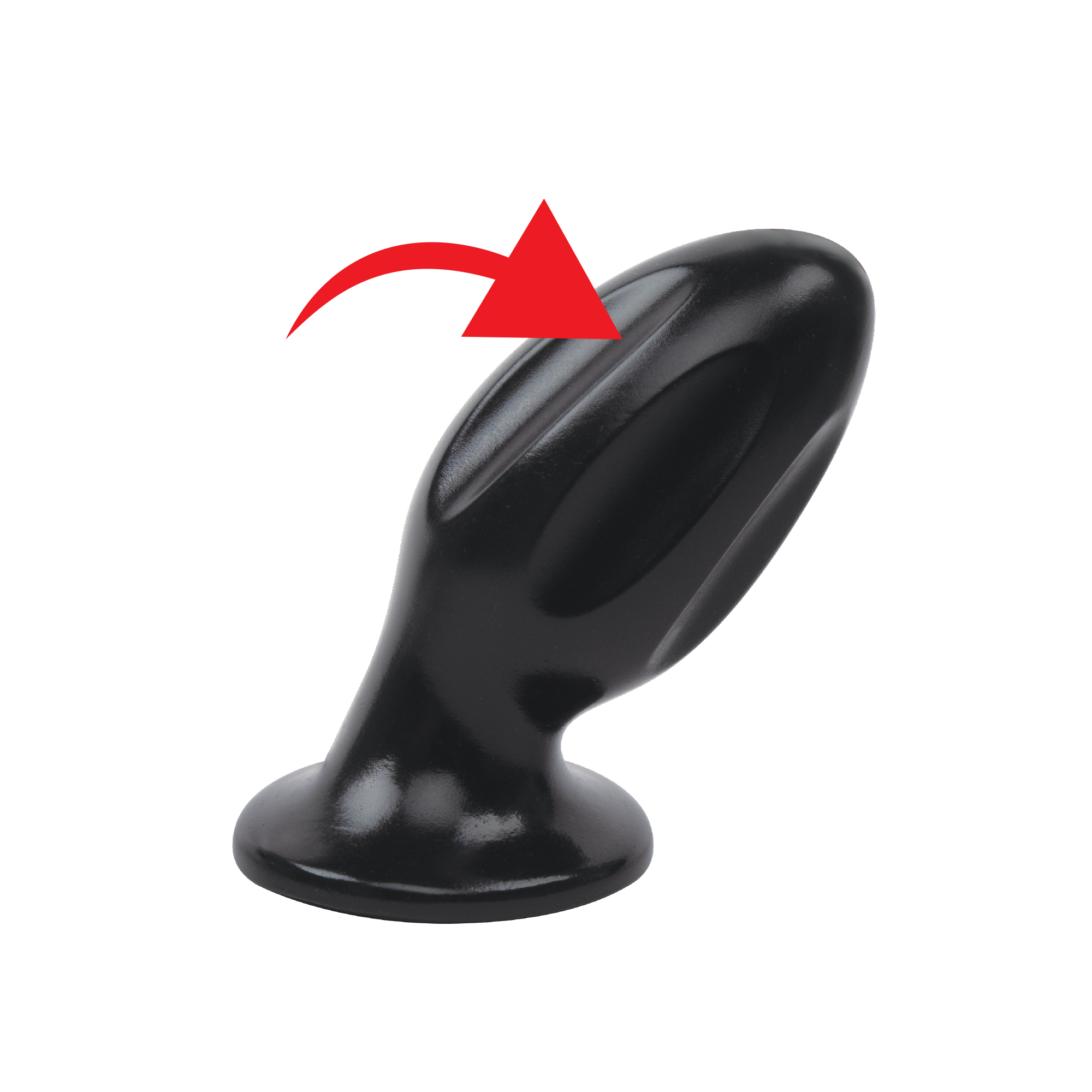 LUX FETISH Grooved Butt Plug 5"