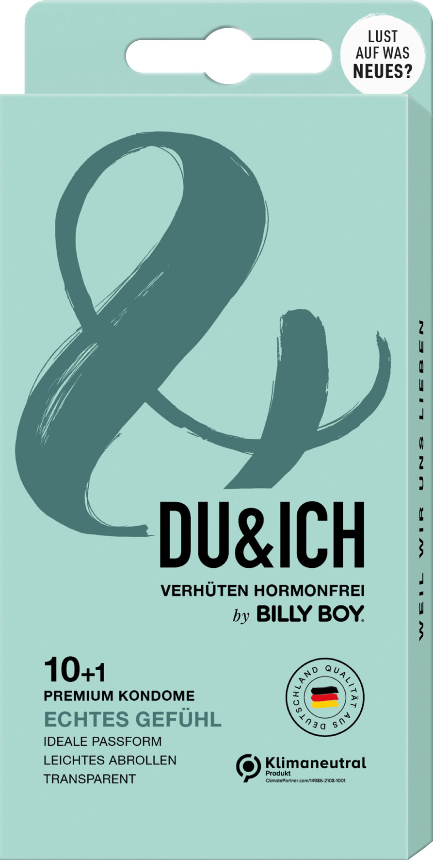DU & ICH by BILLY BOY Echtes Gefühl 11 St. SB-Pack.