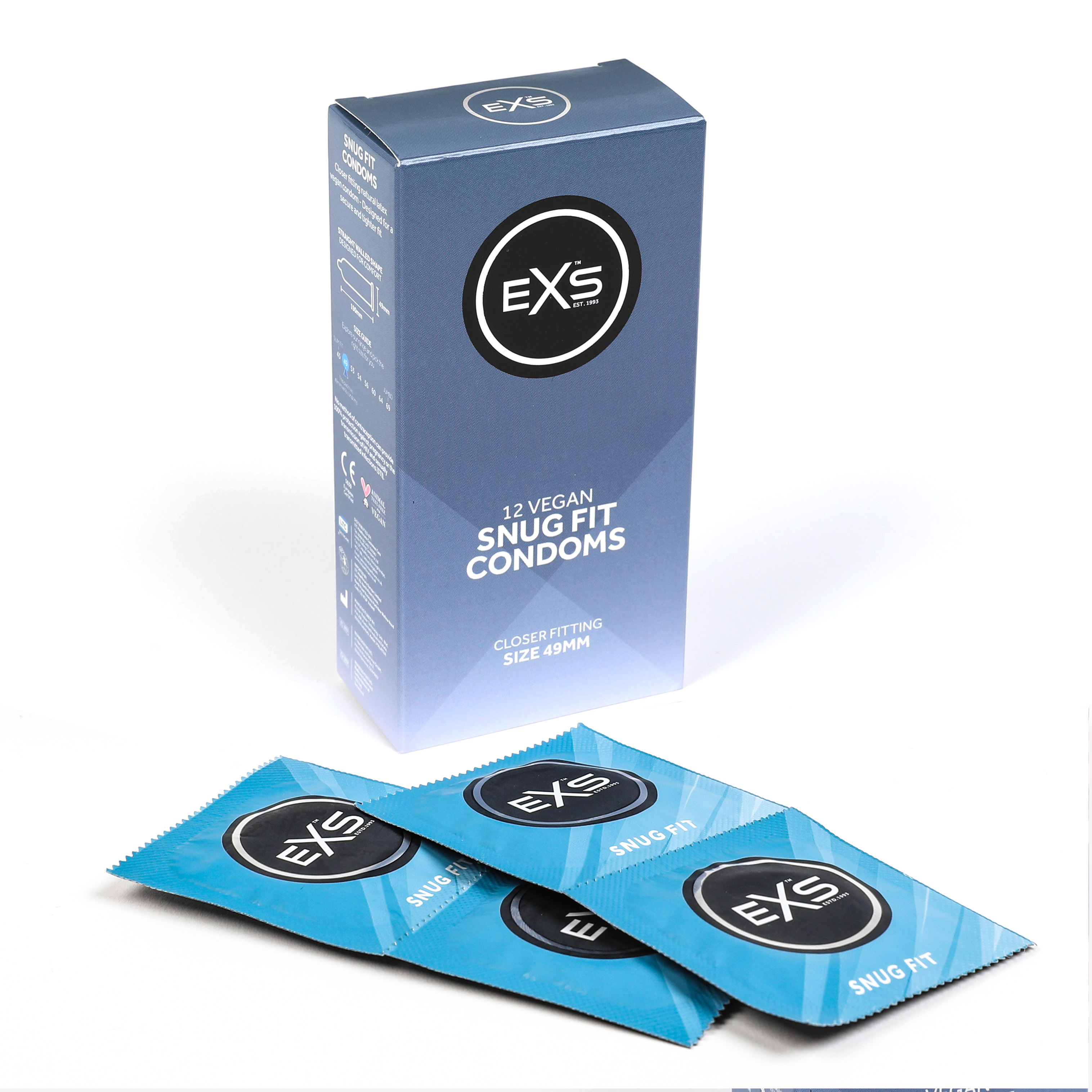 EXS Snug Fit 49mm condoms (12pcs)