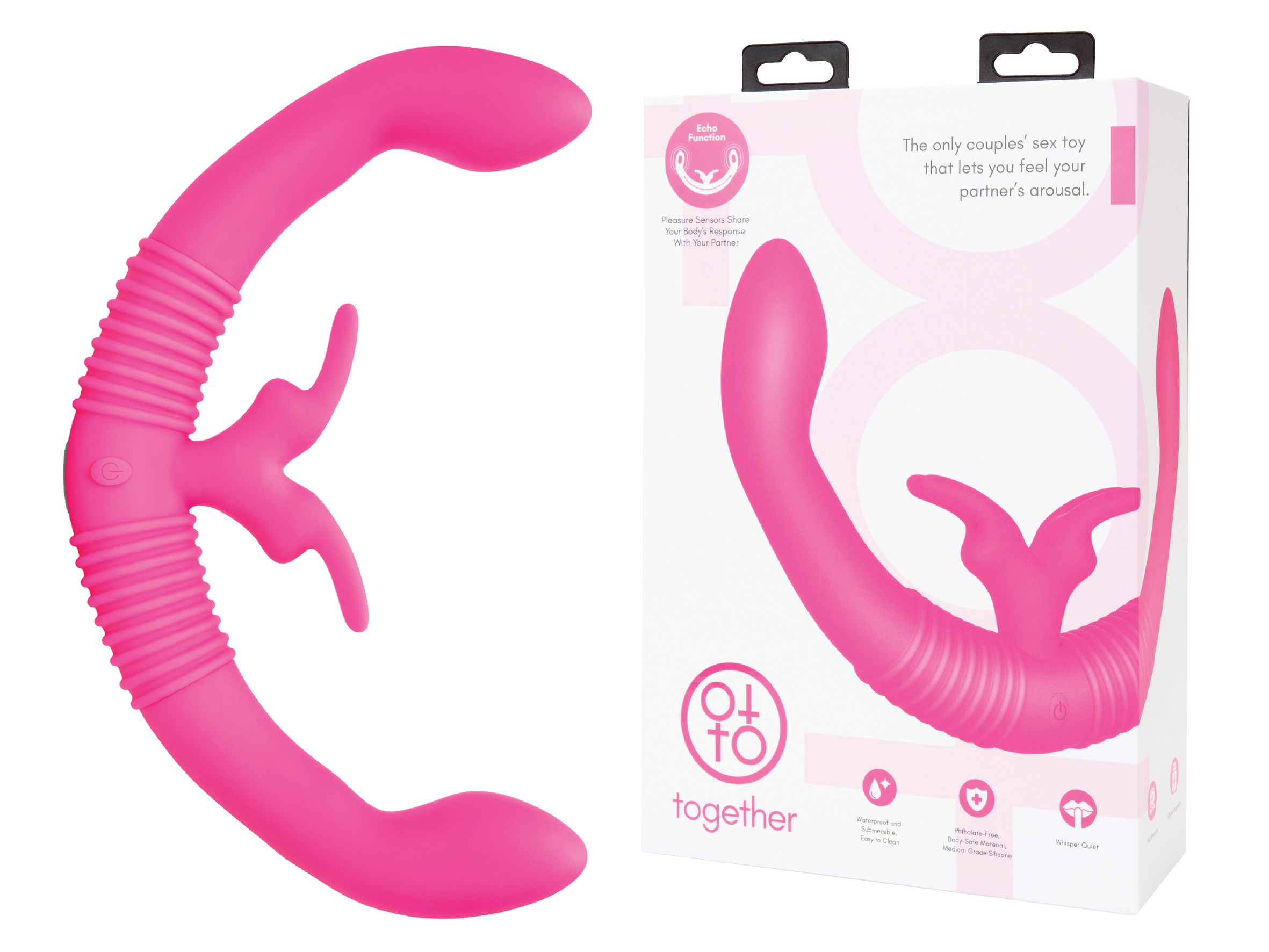 Together Couples Vibrator pink